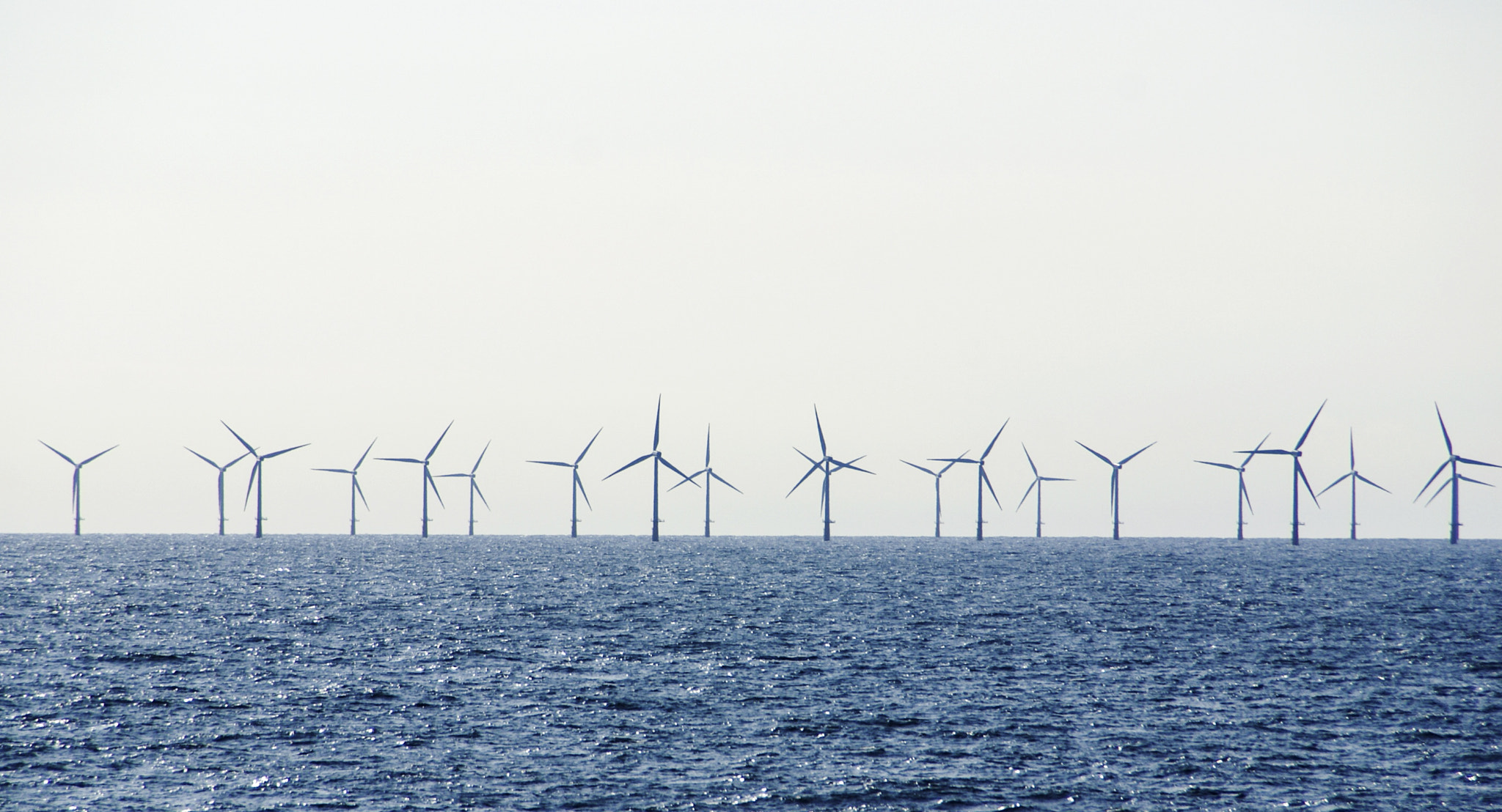Sony DT 18-200mm F3.5-6.3 sample photo. Wind farm in the north sea photography