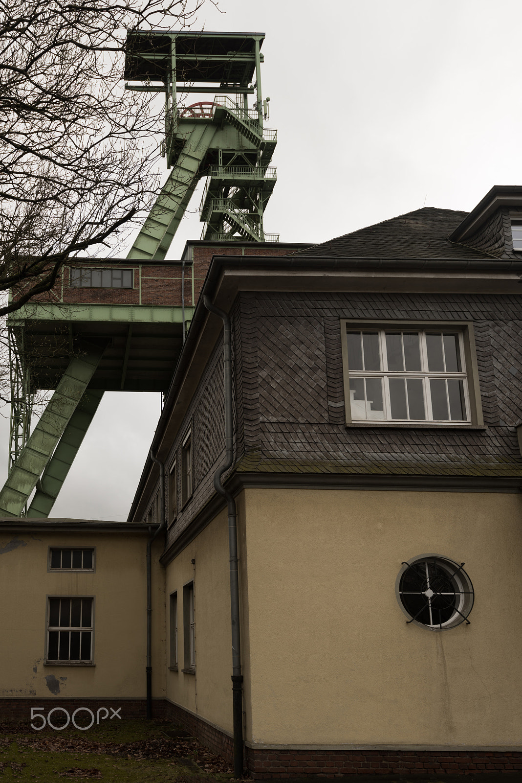 Nikon AF-S Nikkor 16-35mm F4G ED VR sample photo. The headframe of mine georg in willroth, germany photography