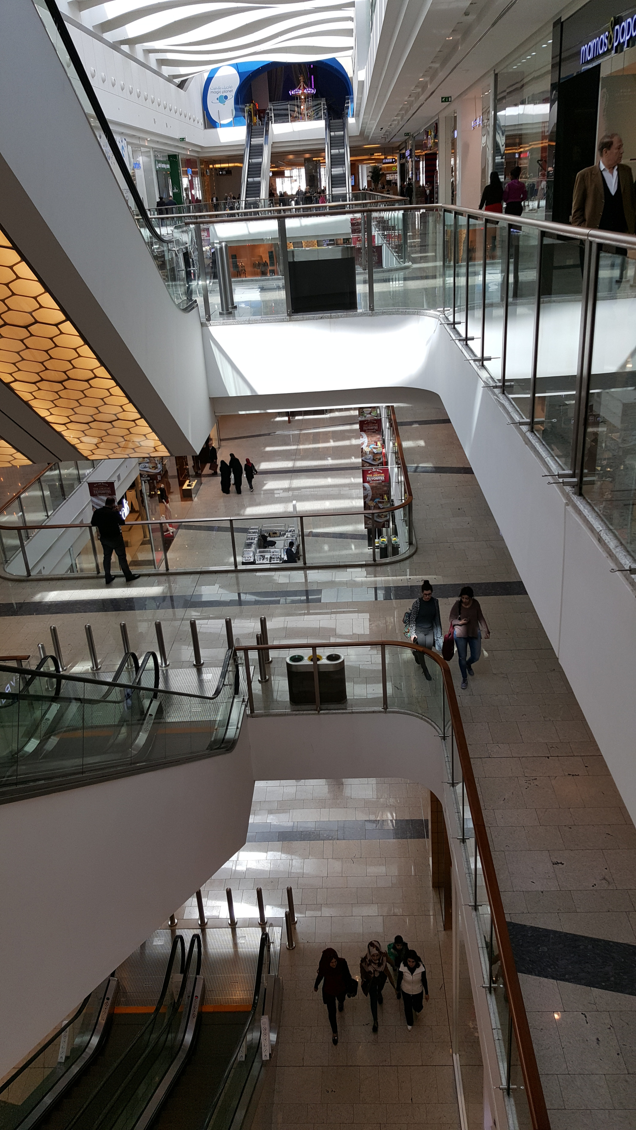 Beirut City center Mall : stairs - levels