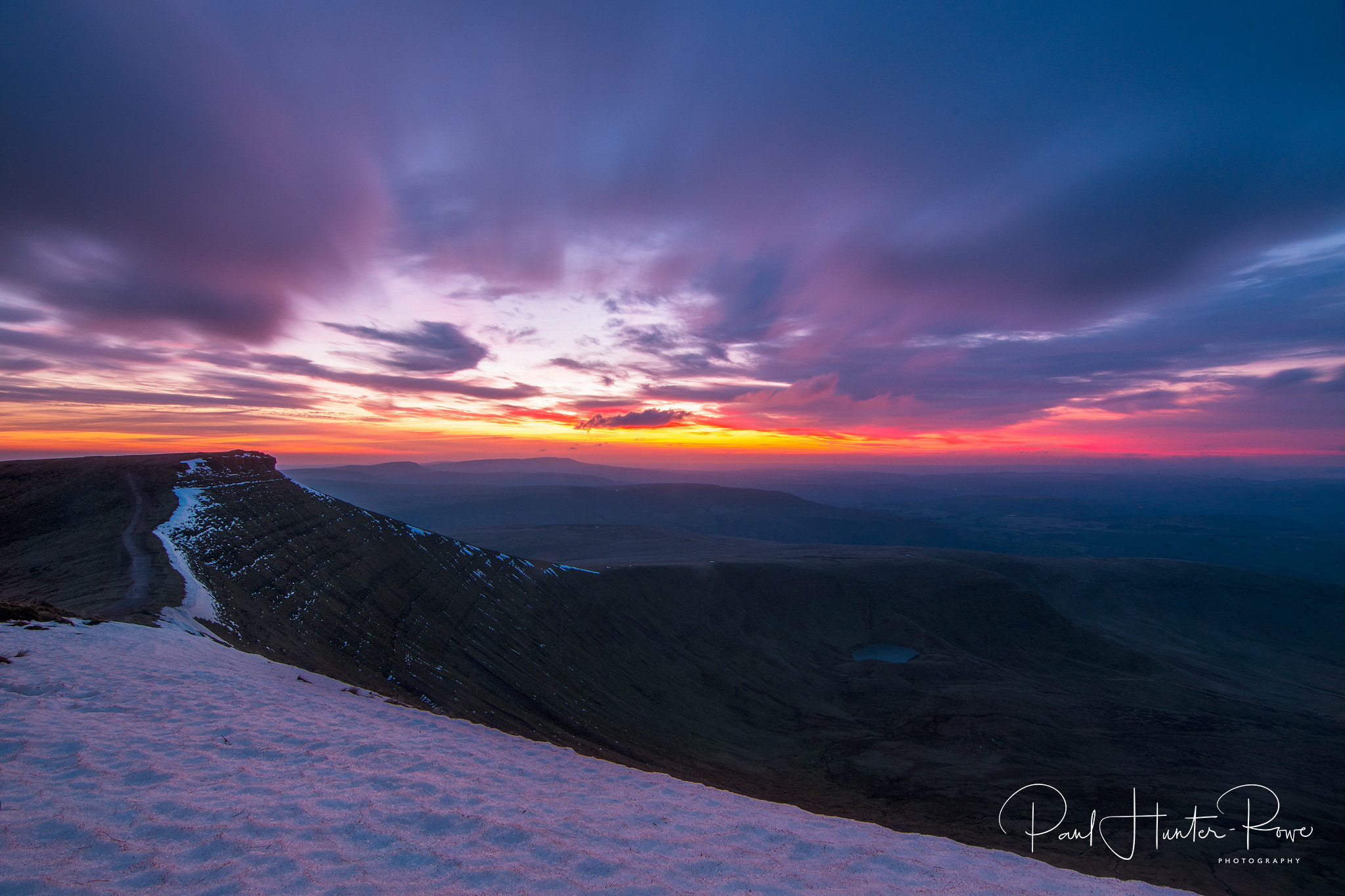 Nikon D500 sample photo. Brecon beacons sunset  photography