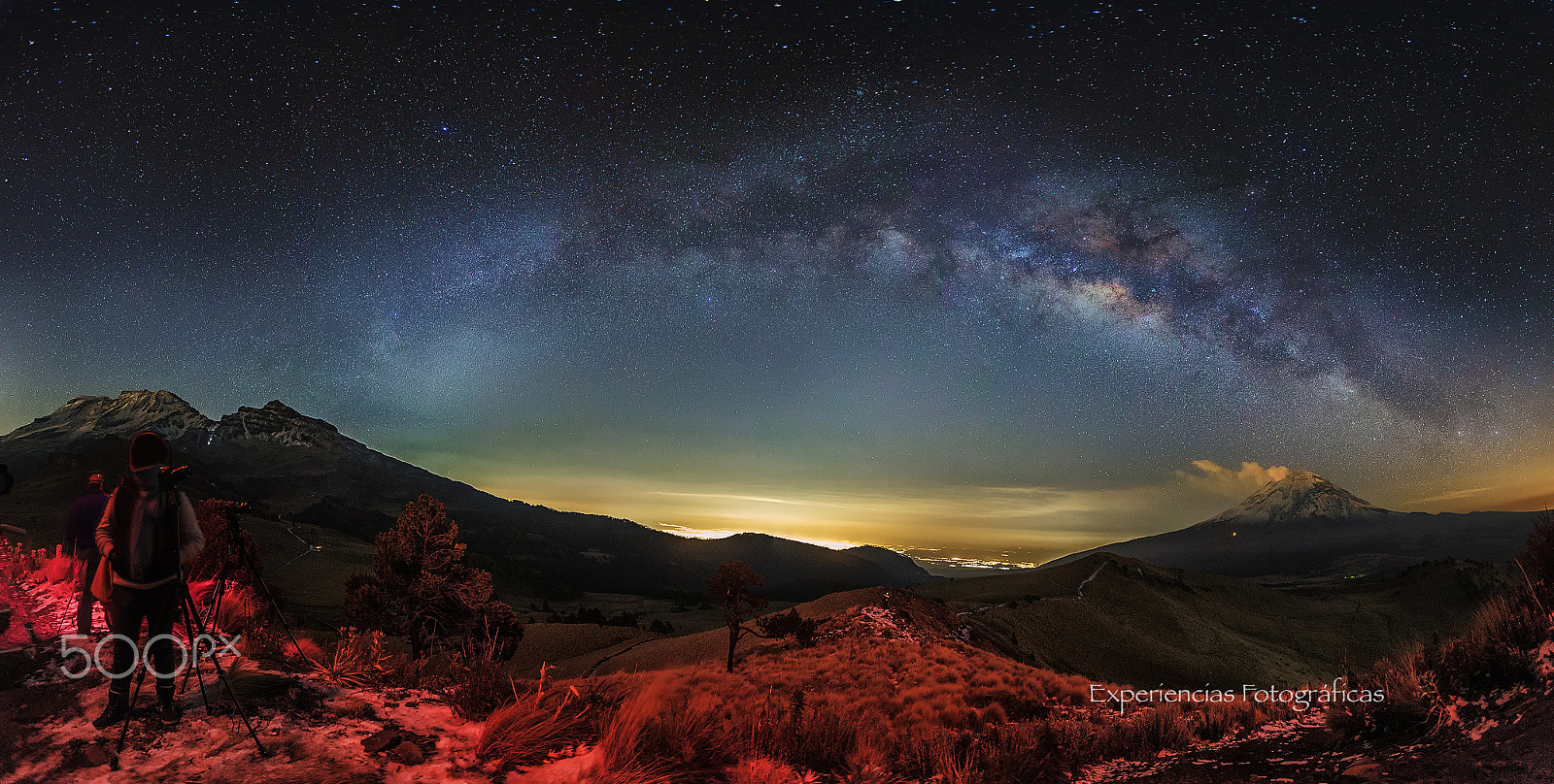 Canon EOS-1D X + Canon EF 16-35mm F2.8L USM sample photo. Photographers under the milky way photography