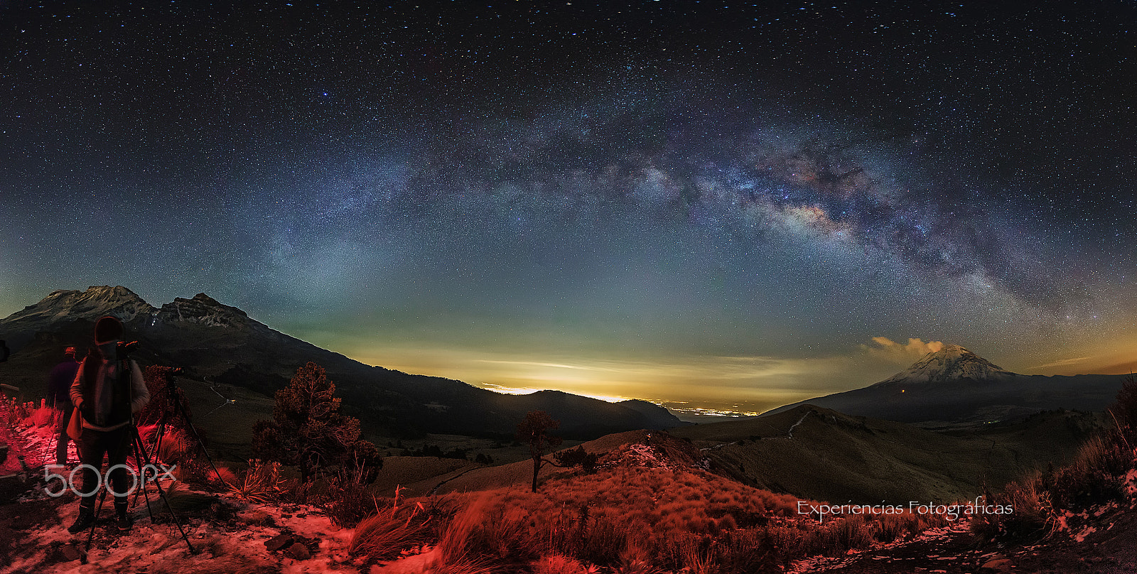 Canon EF 16-35mm F2.8L USM sample photo. Photographers under the milky way photography