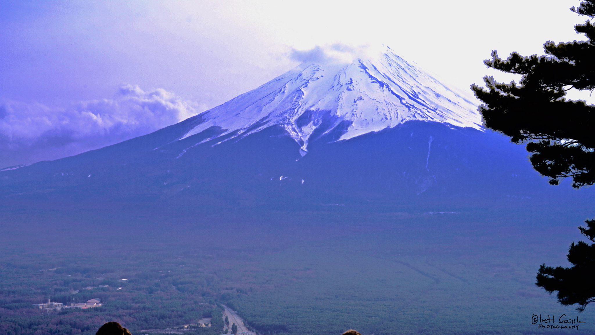 Sony a7R II sample photo. Mount fuji spring 2017 photography