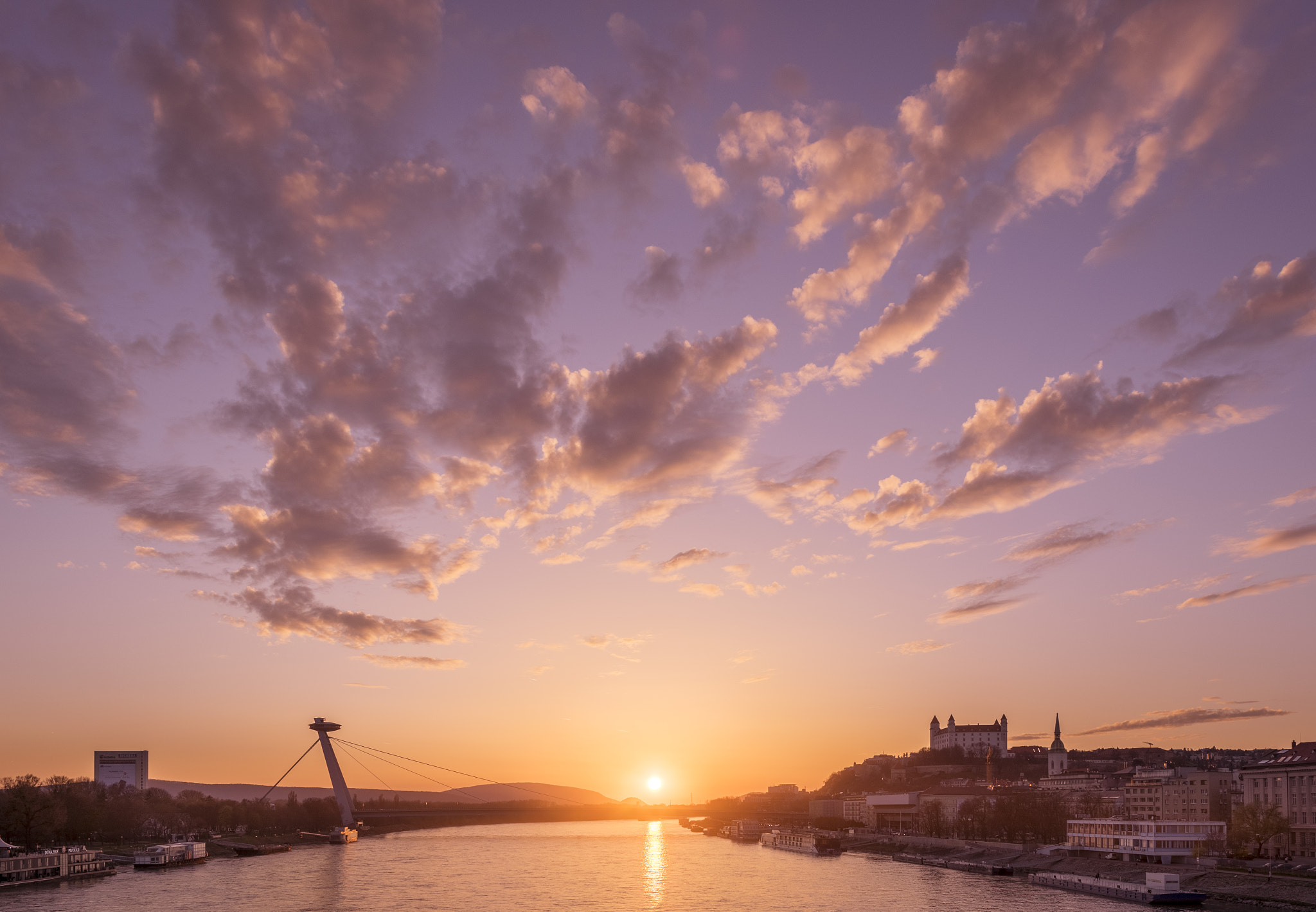 Nikon D5300 sample photo. Sunset moment in bratislava photography