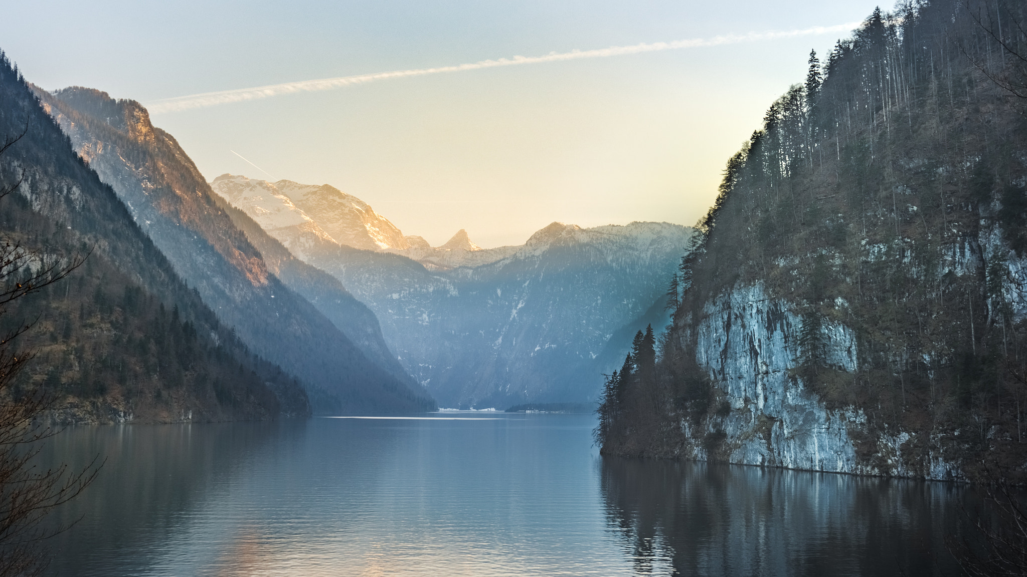 Olympus OM-D E-M10 sample photo. Königssee in the evening photography