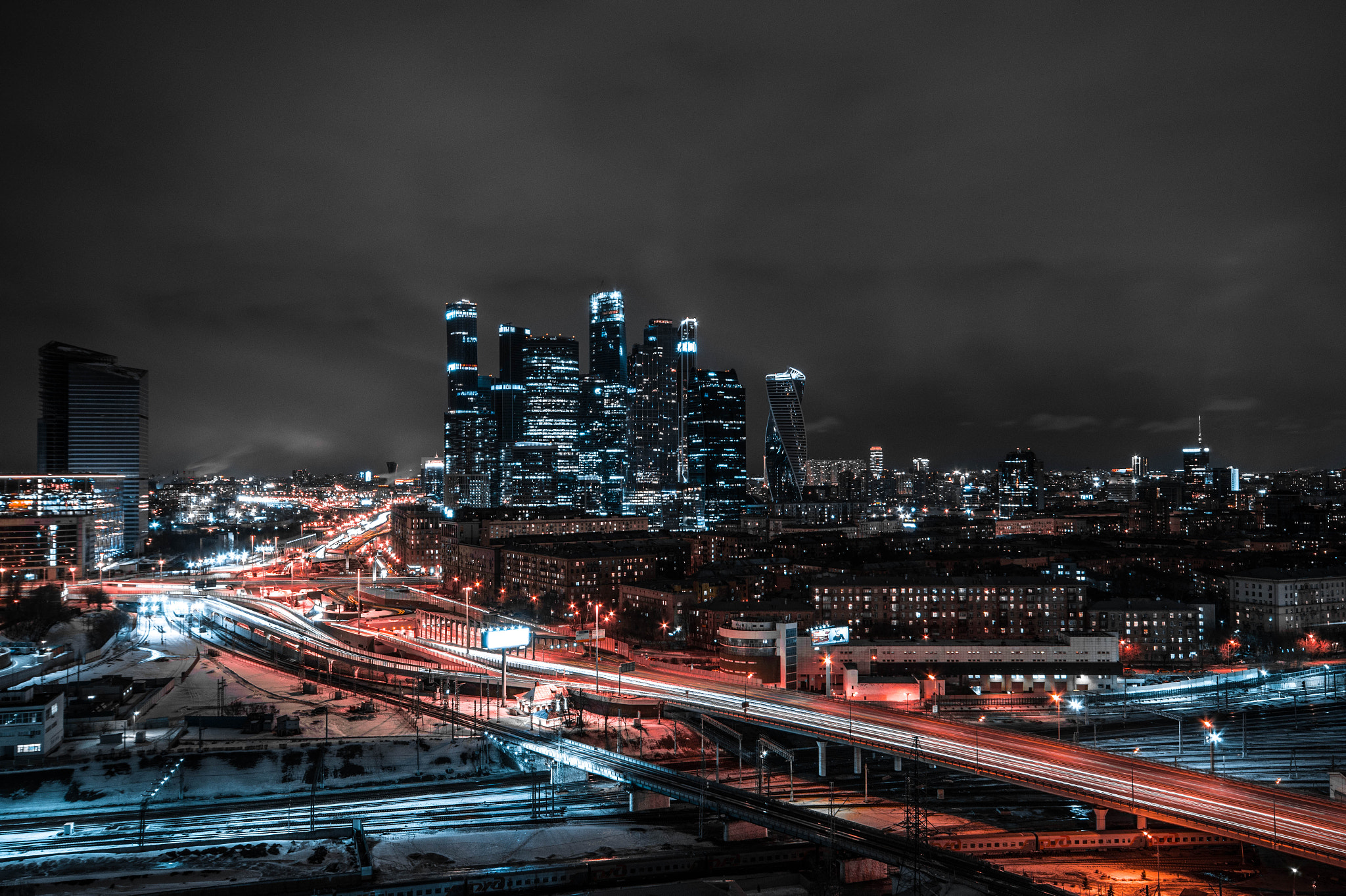 Sigma AF 10-20mm F4-5.6 EX DC sample photo. Night moscow photography