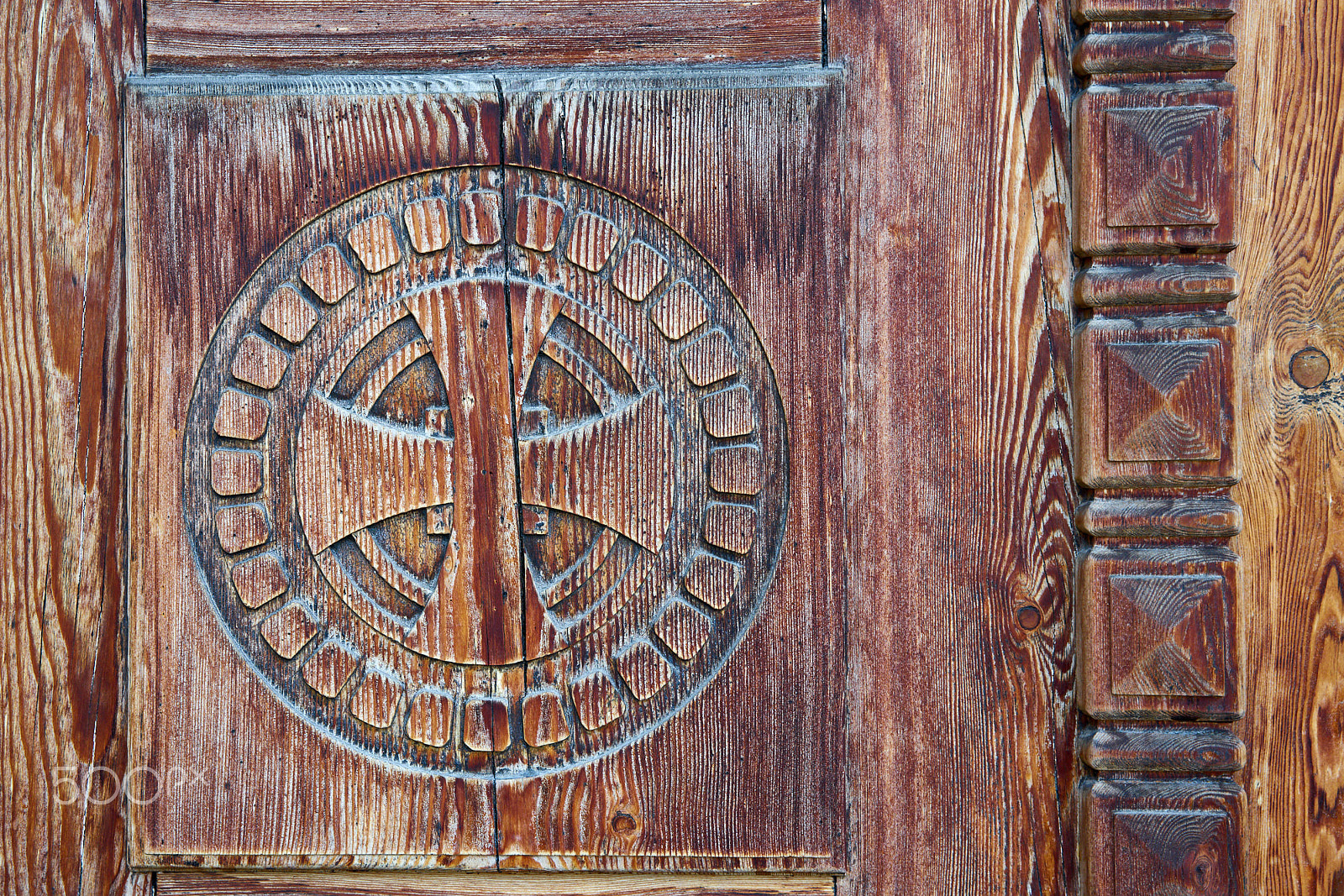Sony Sonnar T* FE 55mm F1.8 ZA sample photo. Door of valais timber house photography