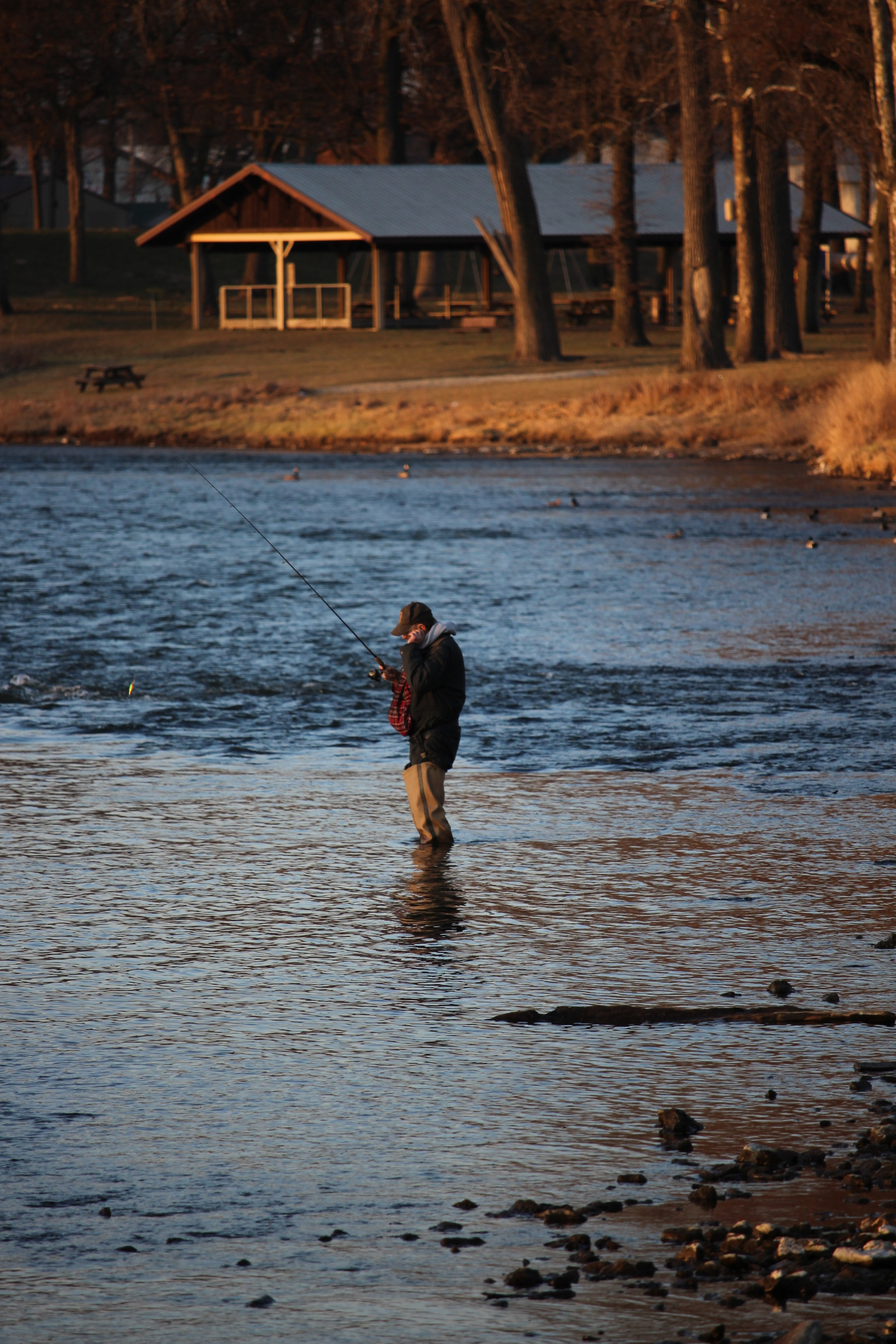 Canon EF-S 55-250mm F4-5.6 IS STM sample photo. Fishing photography