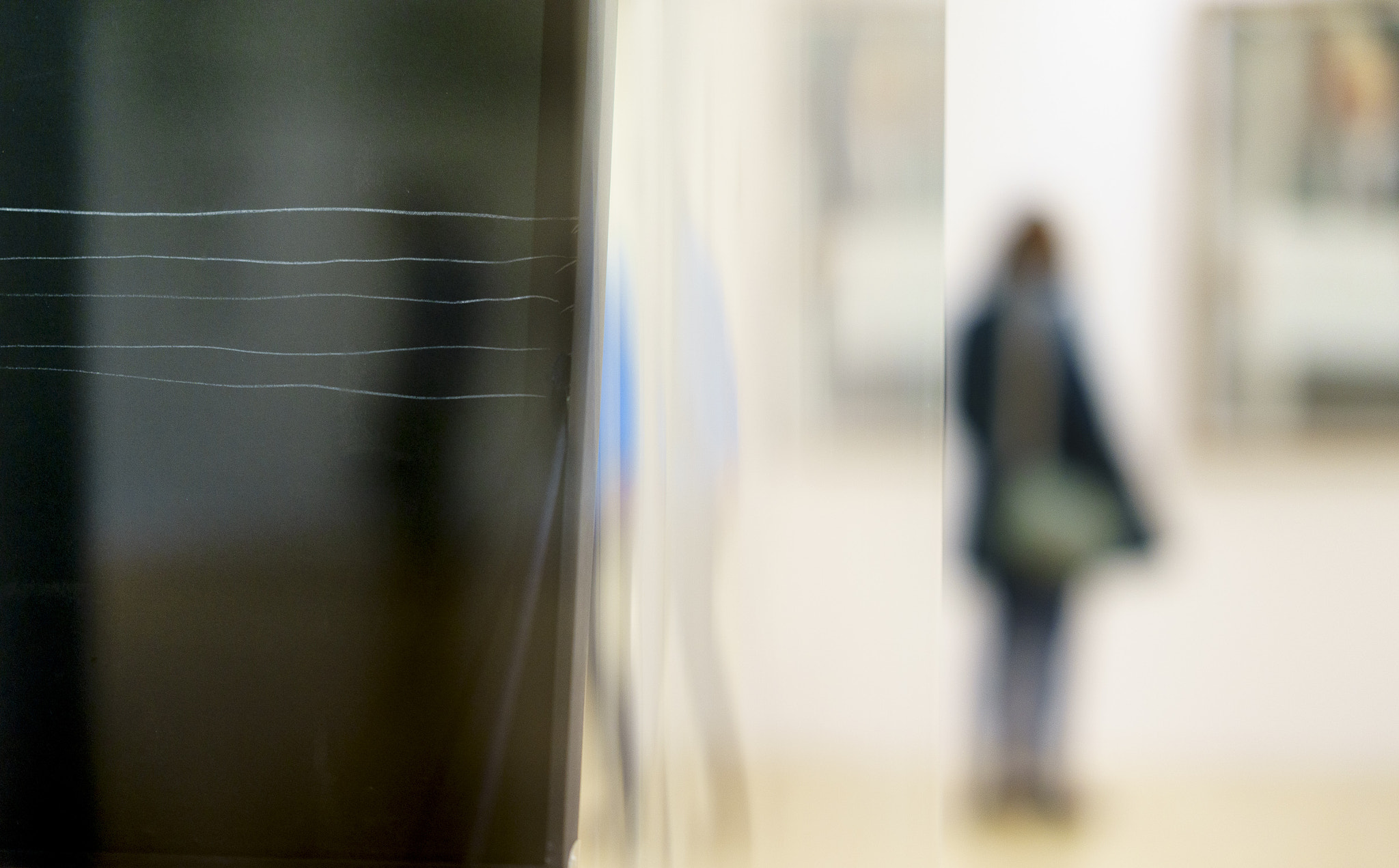 Sony a7R sample photo. Tate gallery visitor photography