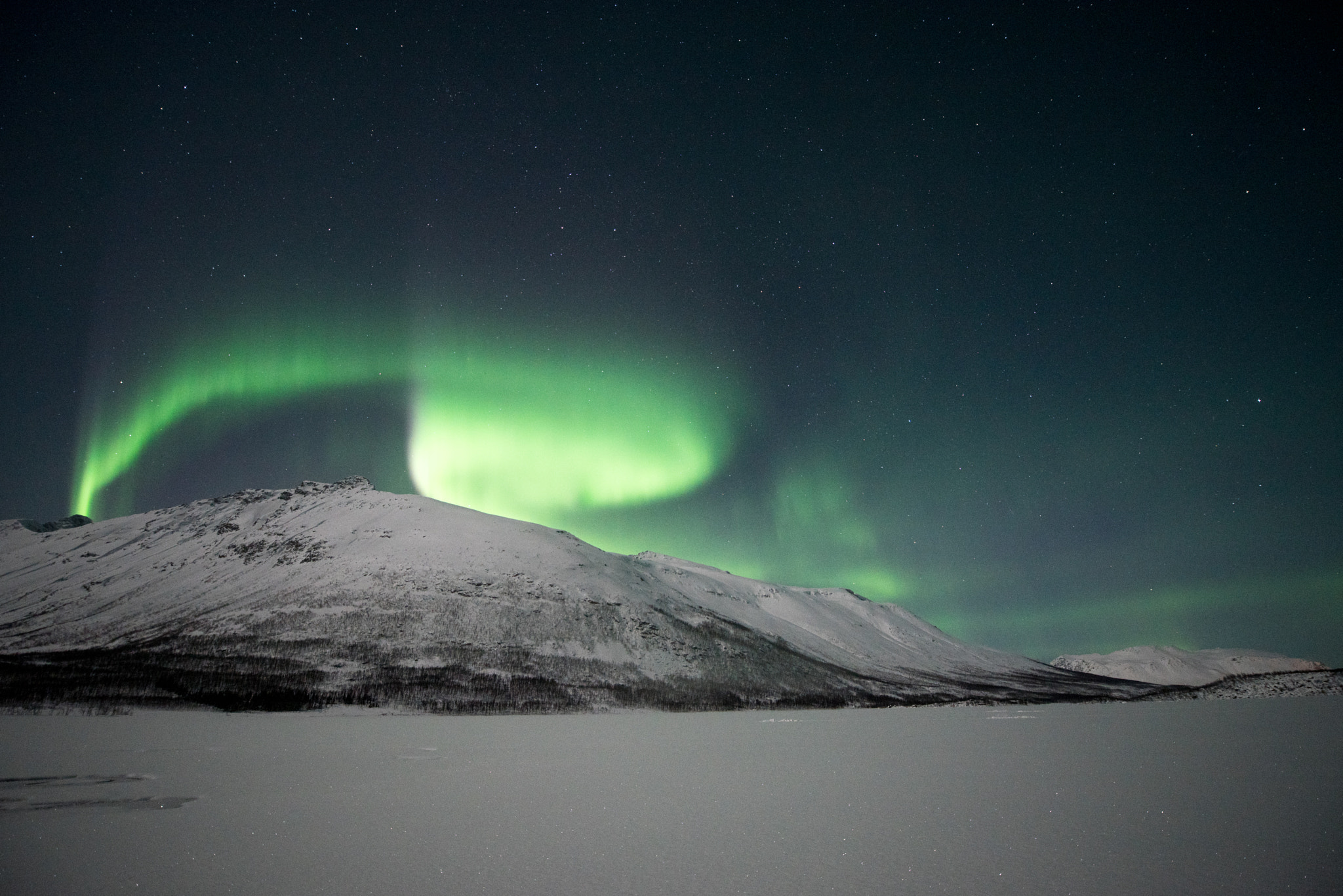Nikon AF-S Nikkor 14-24mm F2.8G ED sample photo. Aurora borealis in norway photography