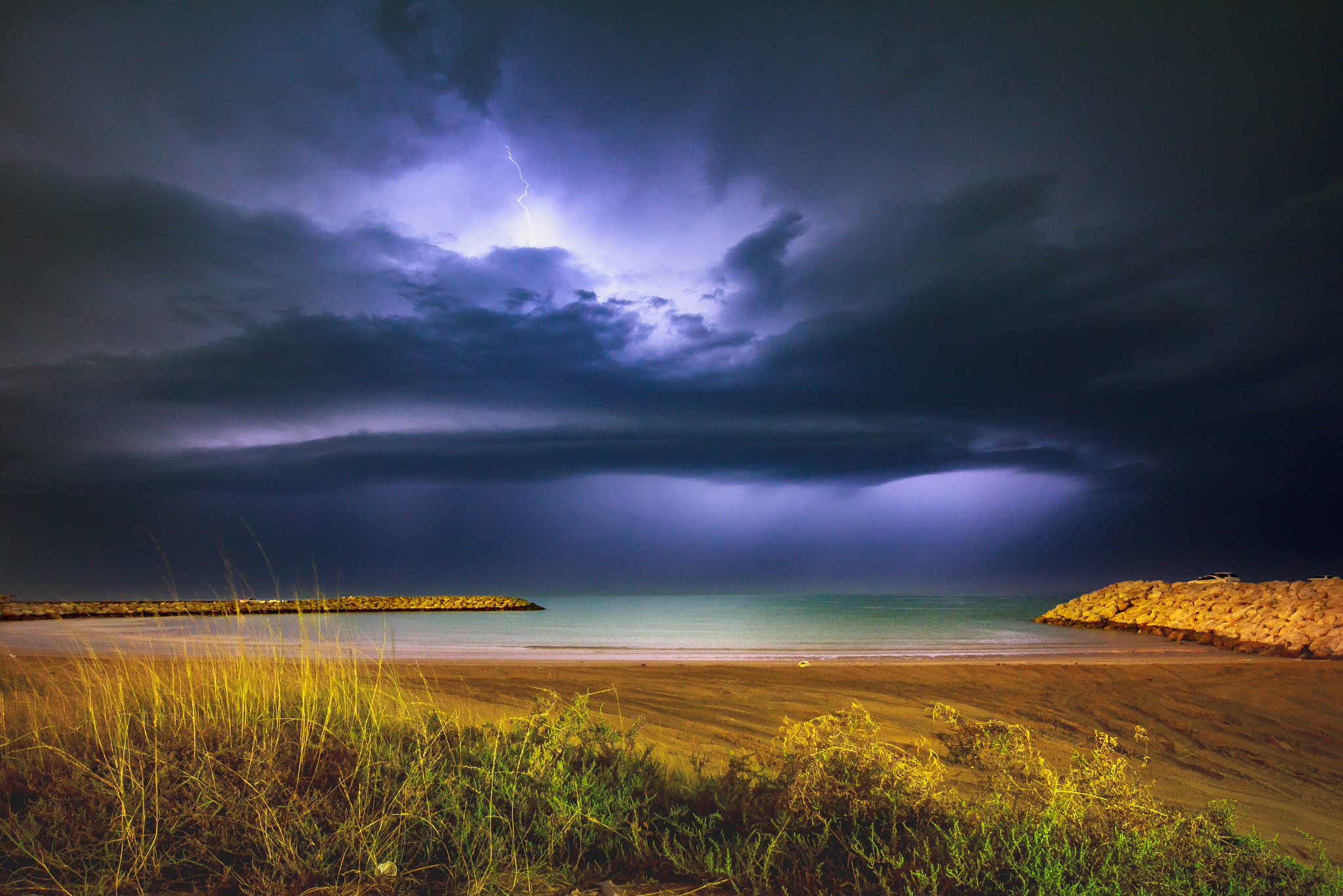 Canon EOS 60D sample photo. Uae storm photography