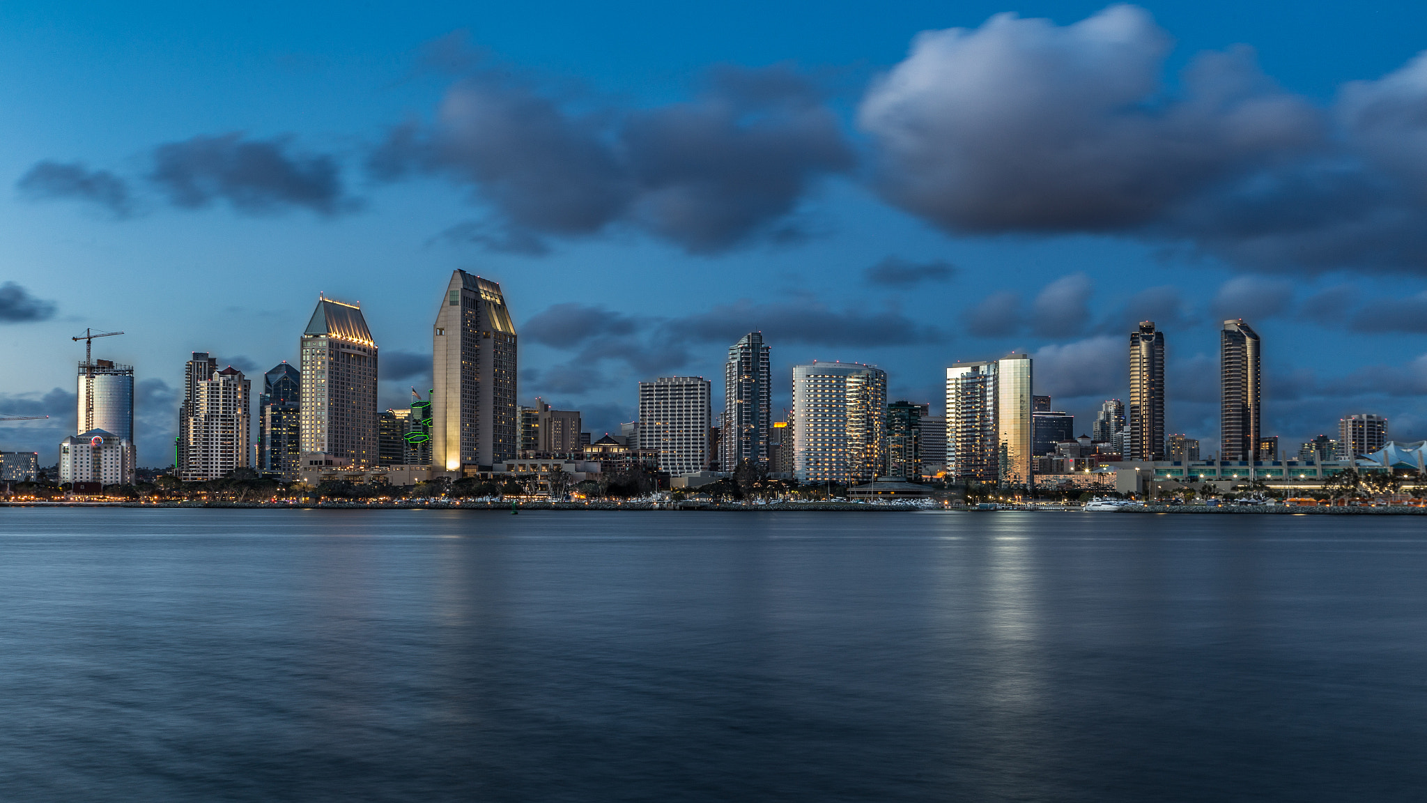 Canon EOS 6D + Sigma 24-70mm F2.8 EX DG Macro sample photo. San diego at dusk photography
