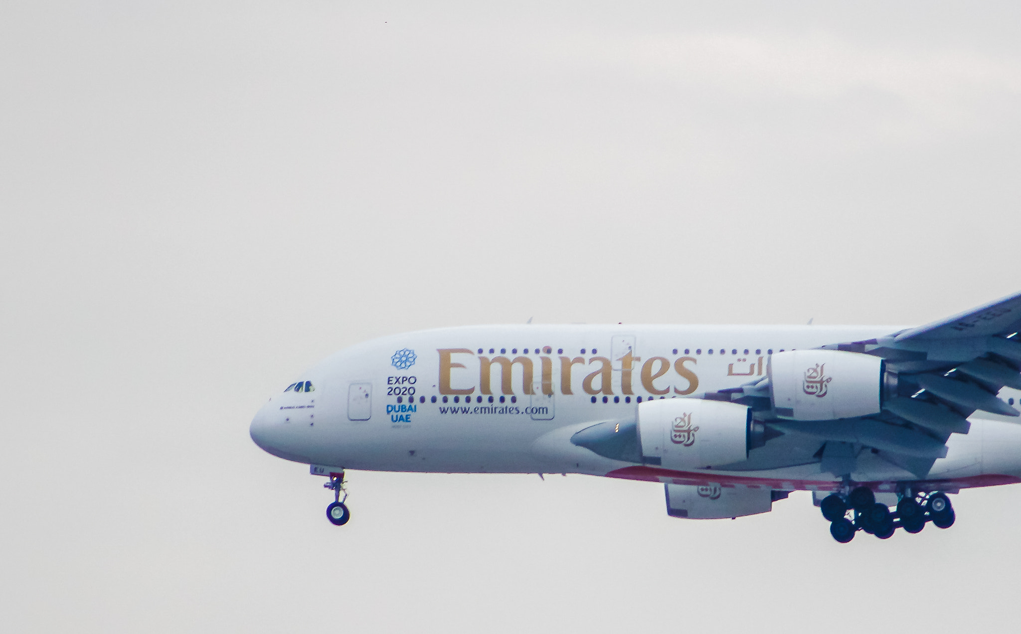 Canon EF 75-300mm f/4-5.6 USM sample photo. A380 - emirates photography