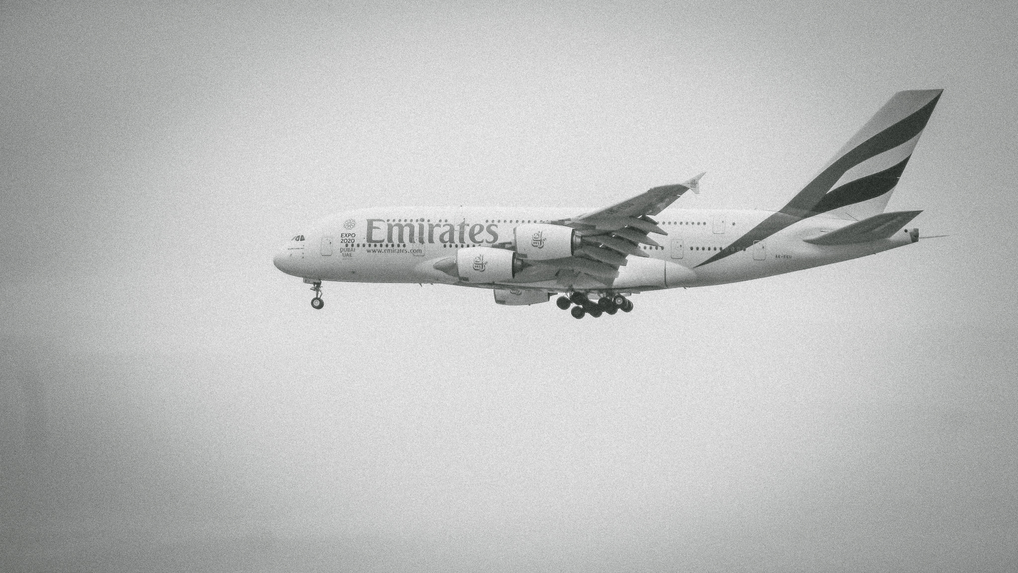 Canon EF 75-300mm f/4-5.6 USM sample photo. A380 - emirates photography