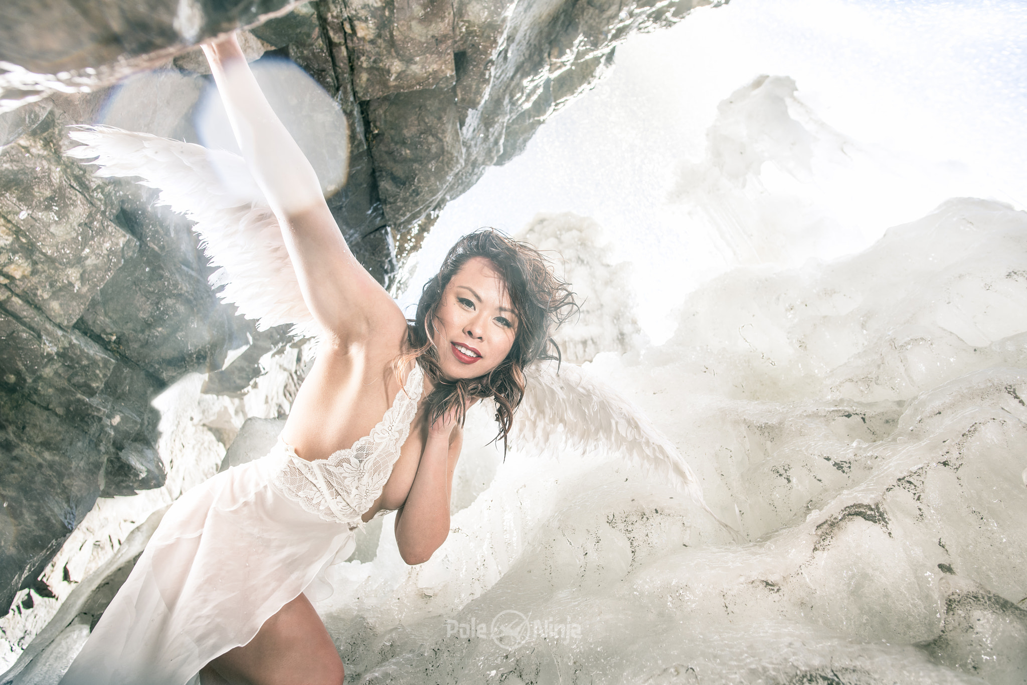 Nikon D810 sample photo. Waterfall angel photography