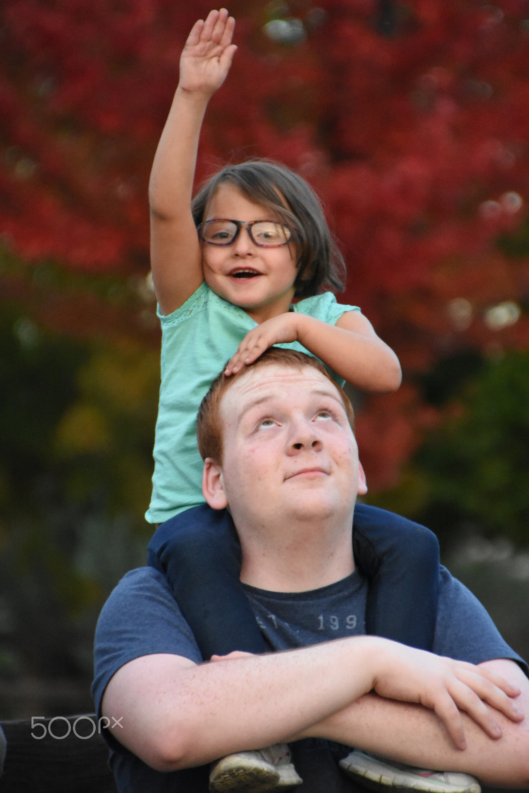 Nikon D7200 sample photo. Fall colors kids 3 photography