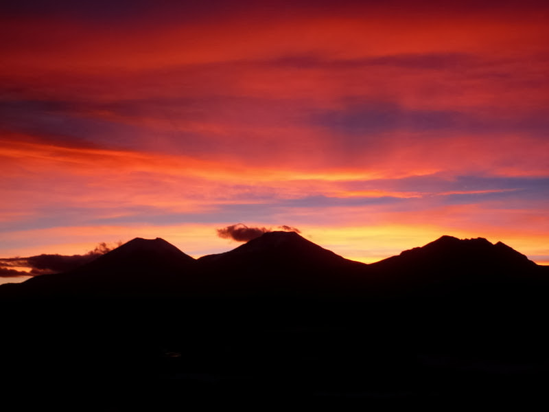 Panasonic DMC-ZS1 sample photo. Sunset behind the mountains photography