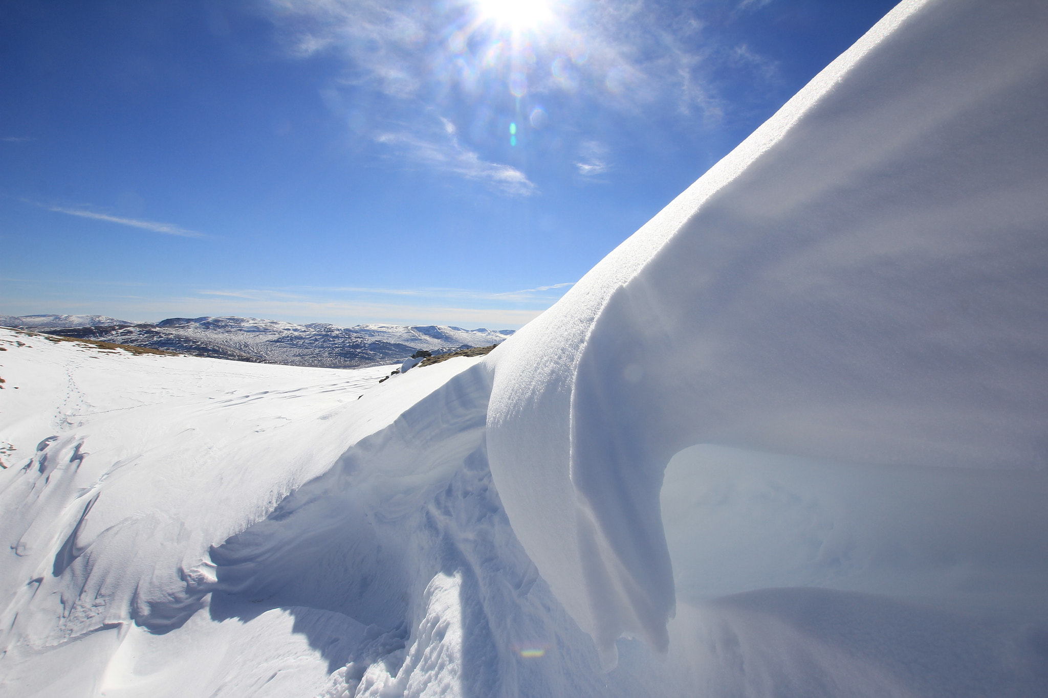 Sigma 10-20mm F3.5 EX DC HSM sample photo. Snow curl photography