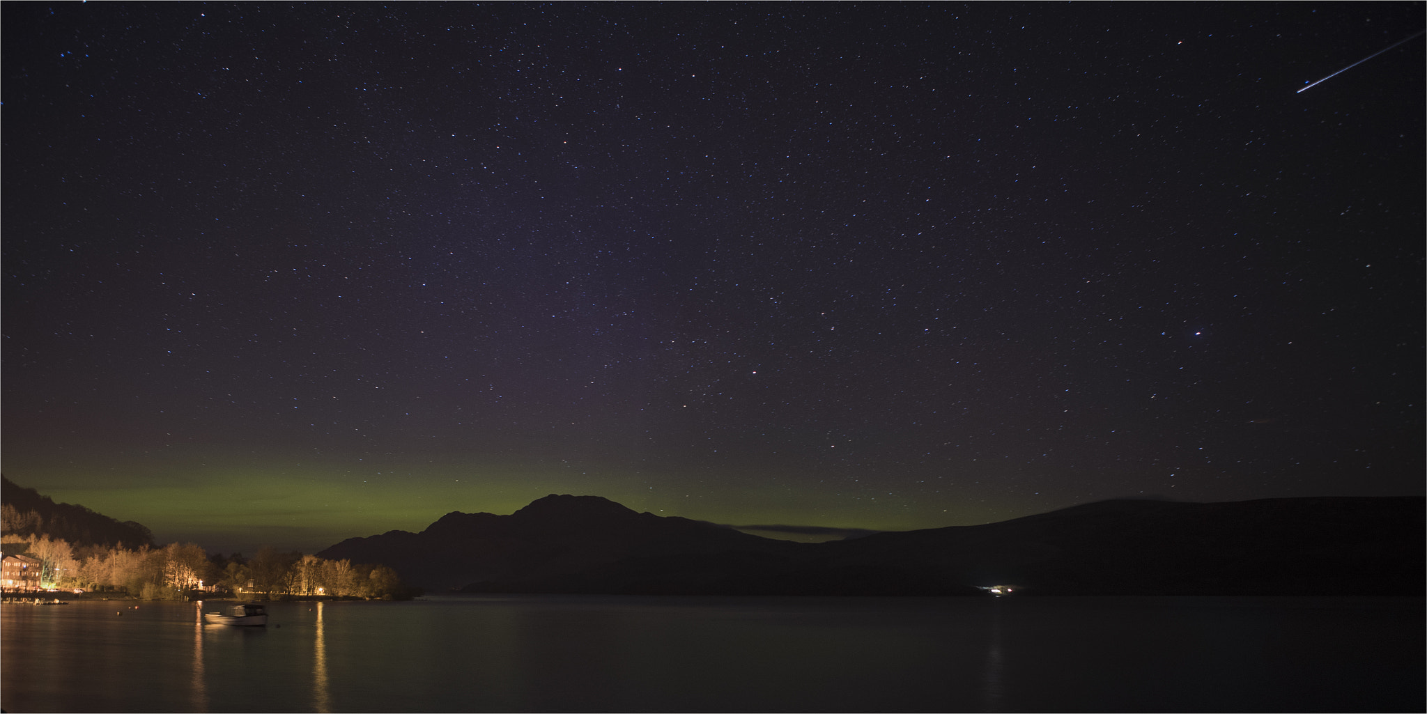 Canon EF 24-70mm F2.8L USM sample photo. Ben lomond northern lights photography