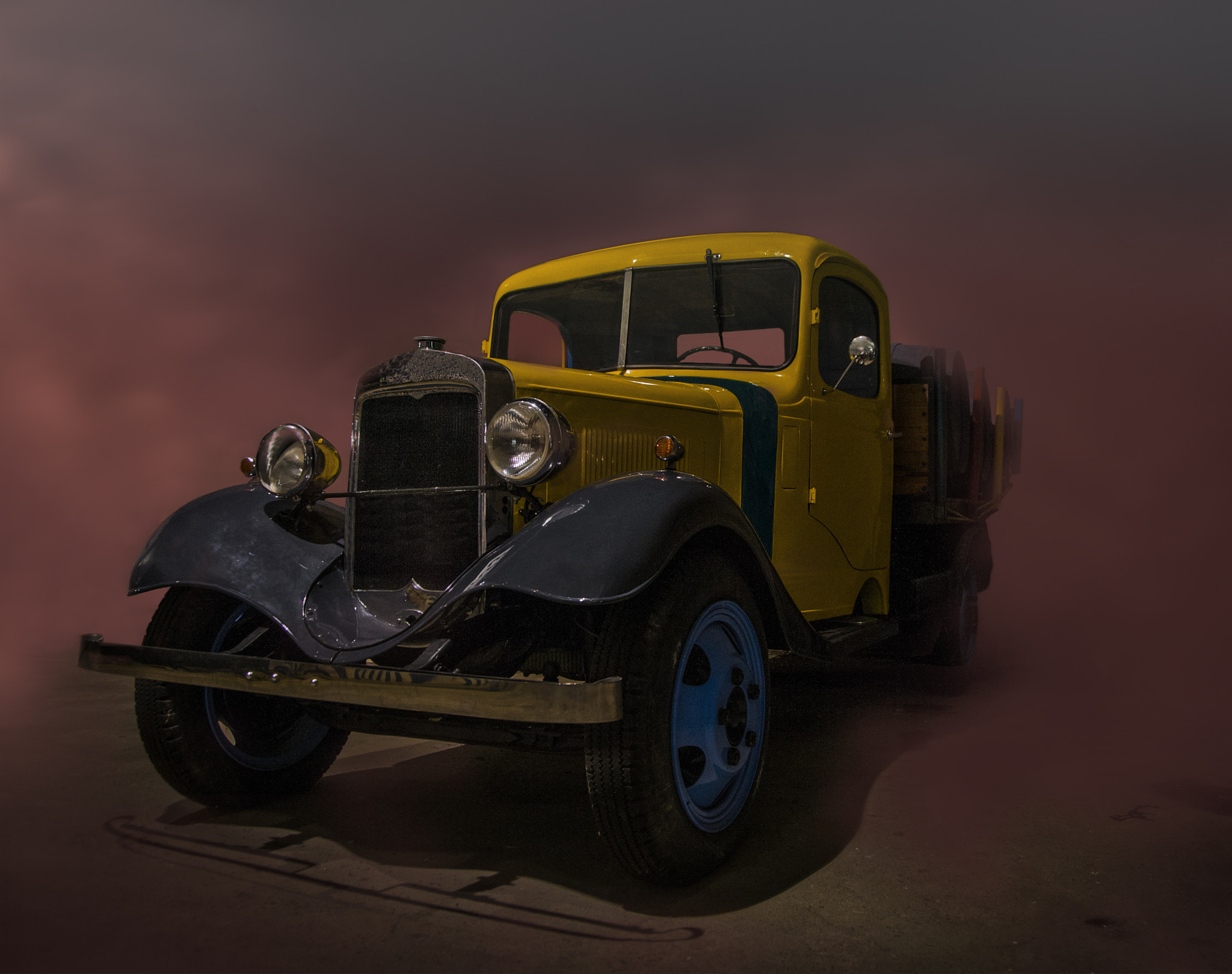 Canon EOS 5D + Canon EF 24-105mm F4L IS USM sample photo. Old car photography