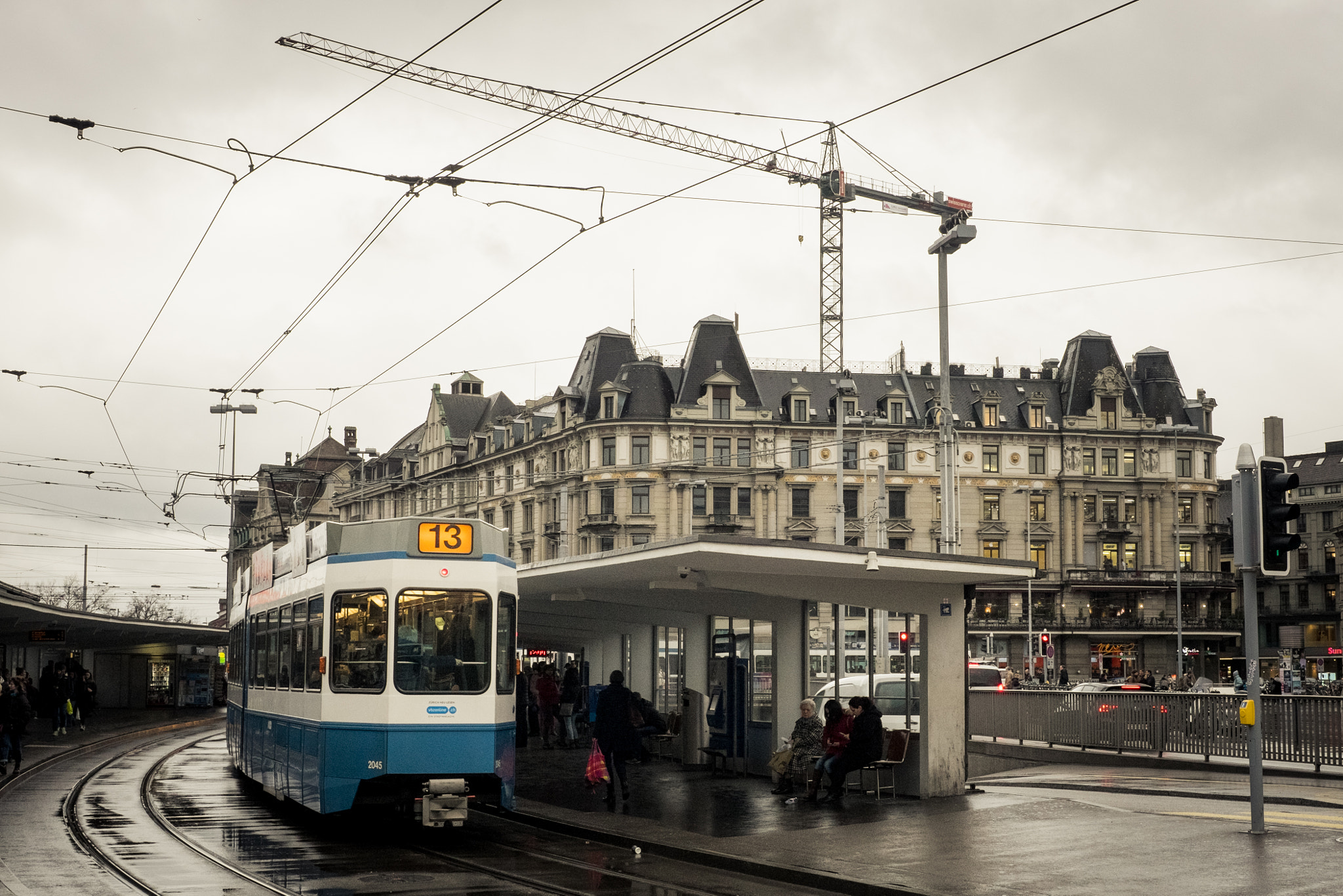 Fujifilm X-E2 sample photo. Central station - zurich photography