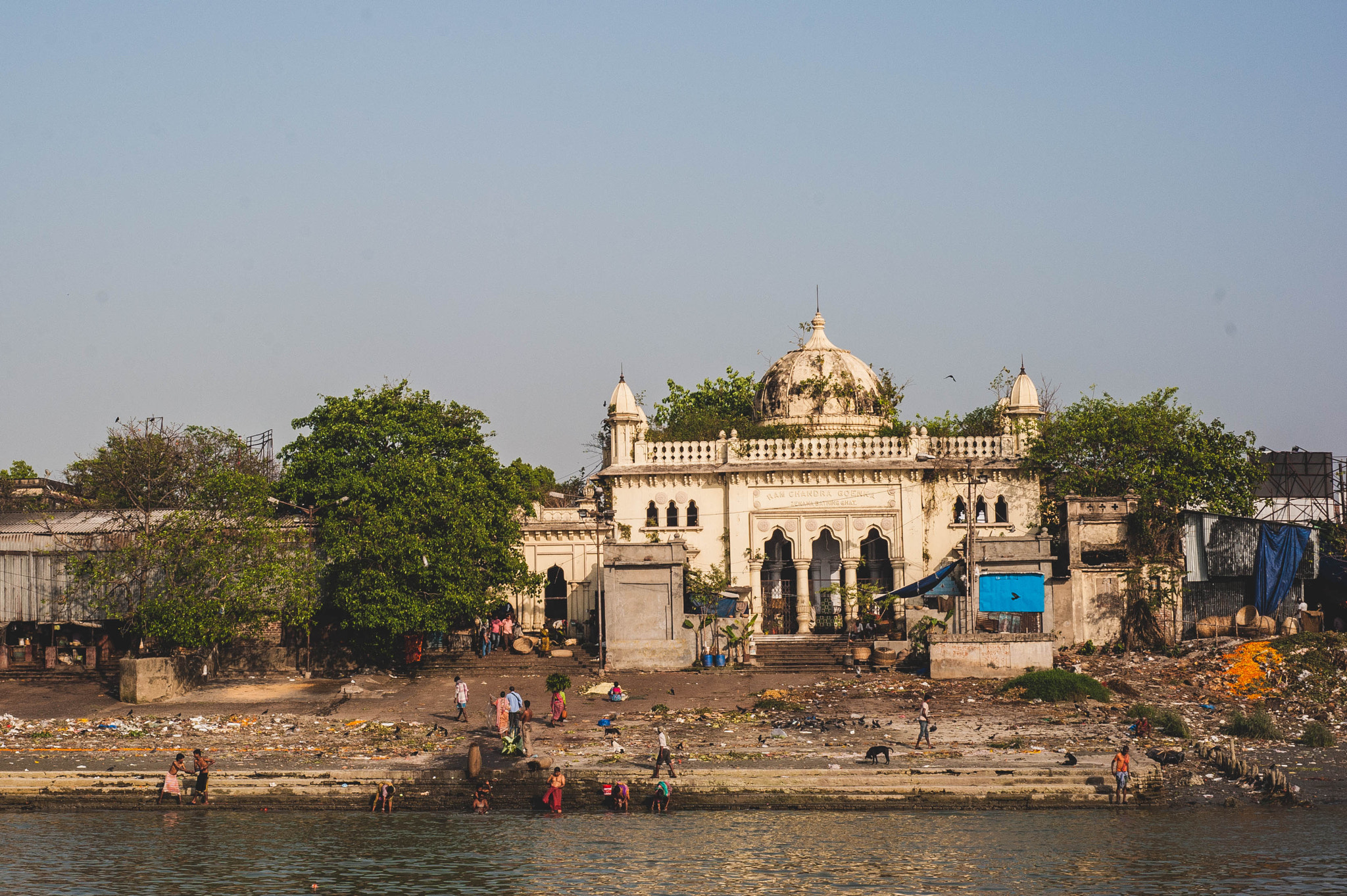 Nikon D700 + Nikon AF Nikkor 50mm F1.8D sample photo. Kolkata riverbank photography