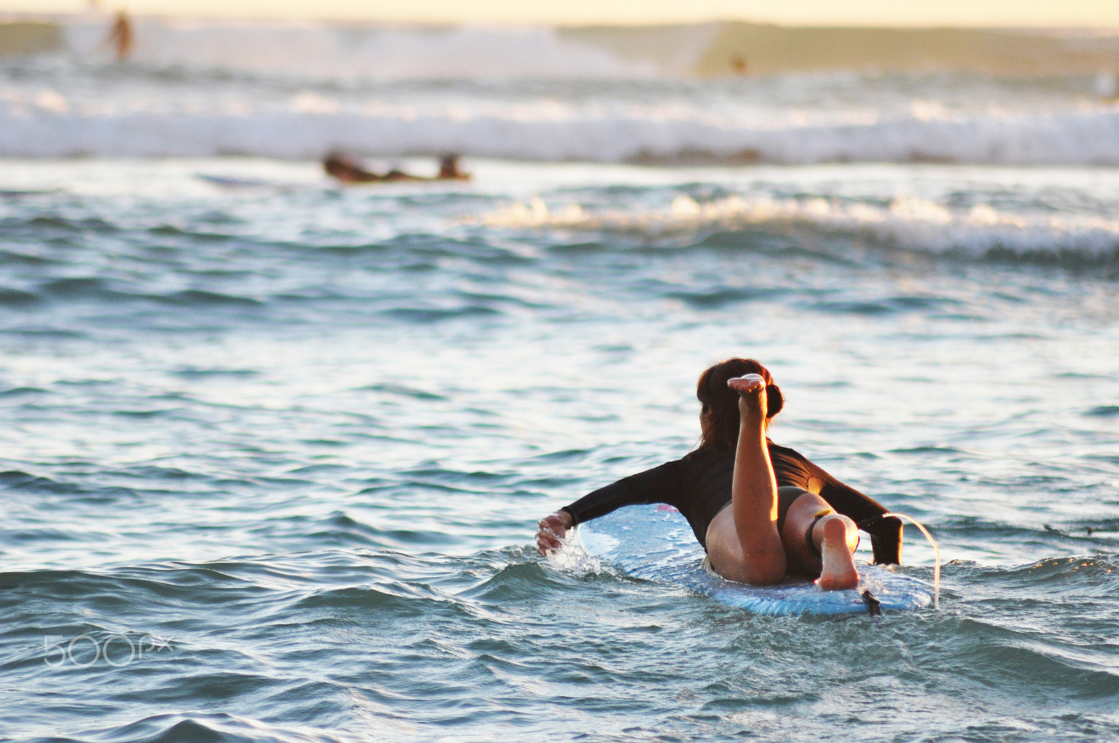 Nikon AF Nikkor 70-300mm F4-5.6G sample photo. Wave riders photography