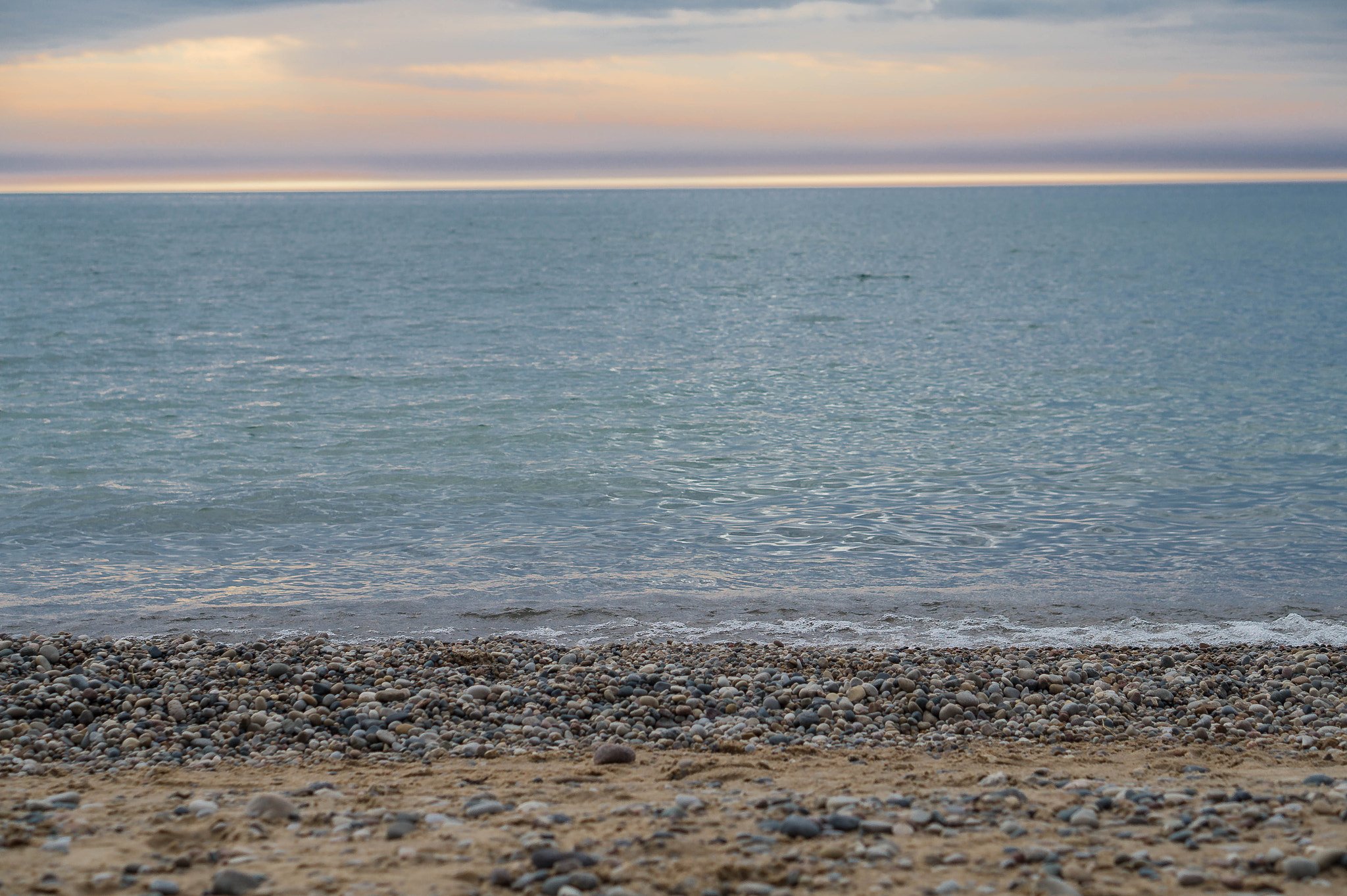 E 50mm F1.8 OSS sample photo. August 09, 2015. lake michigan photography