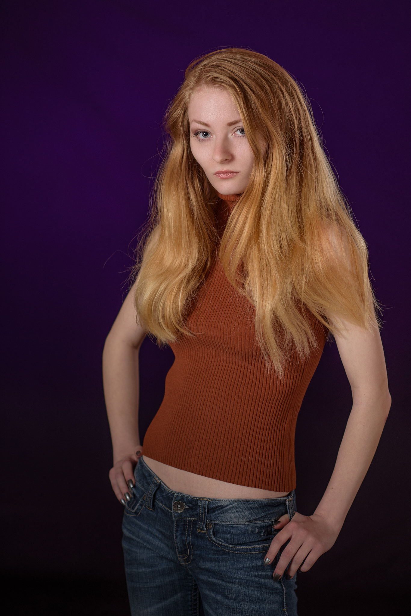 Nikon D750 + Nikon AF-S Nikkor 85mm F1.4G sample photo. Strawberry blond photography