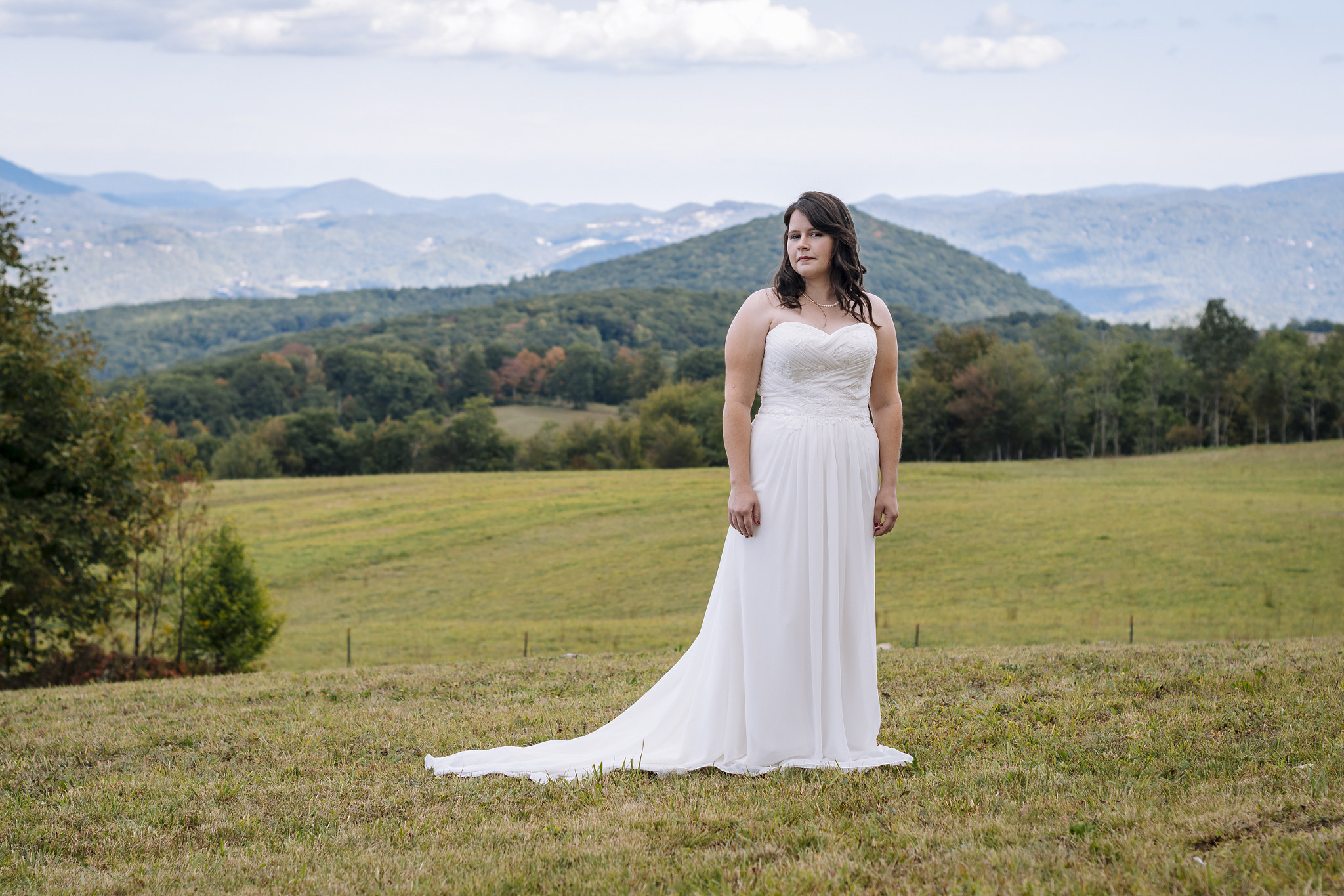 Nikon D500 + Nikon AF-S Nikkor 50mm F1.4G sample photo. Bride on mountain photography