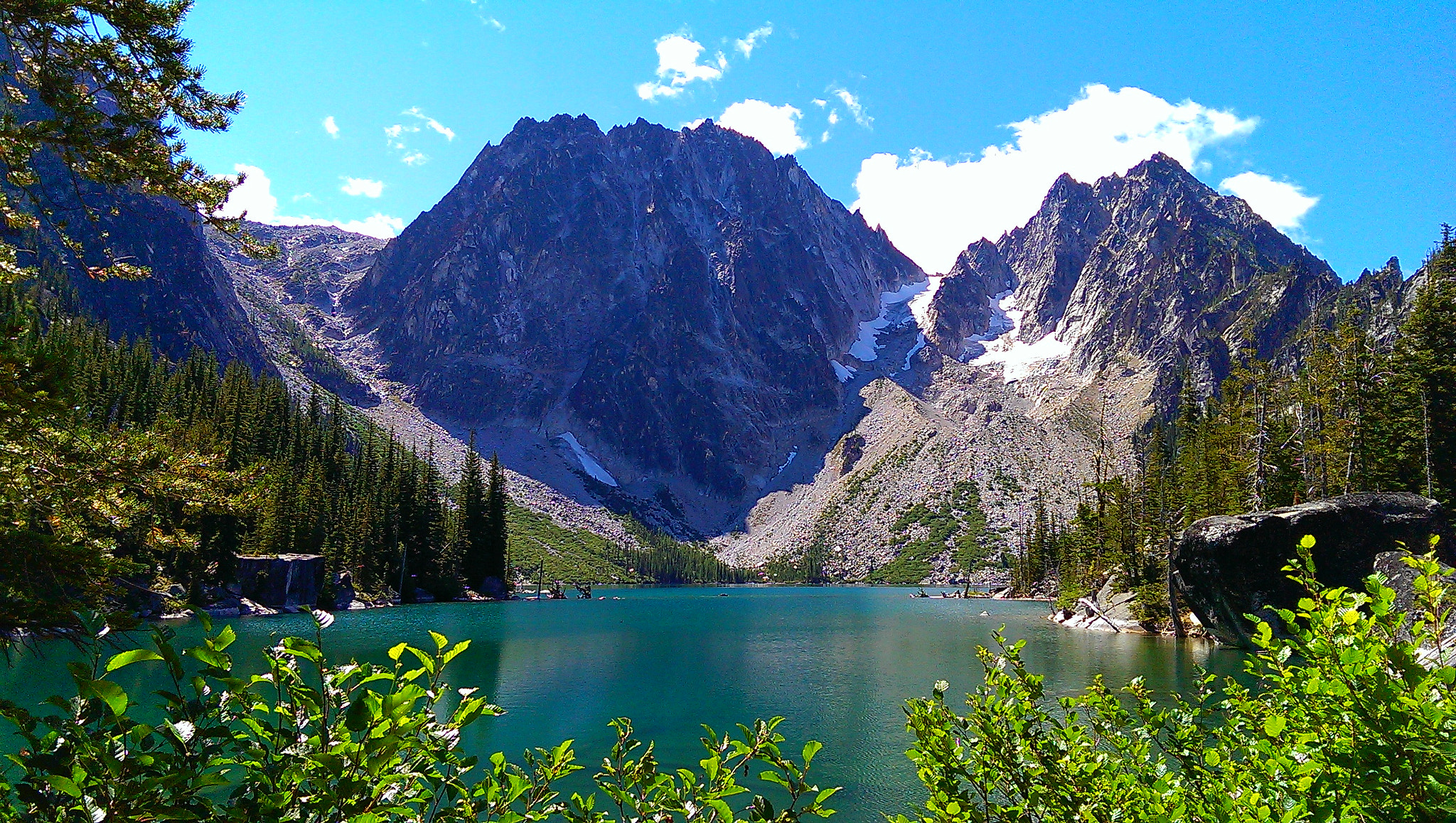 HTC ONE GOOGLE PLAY EDITION sample photo. Colchuck lake photography