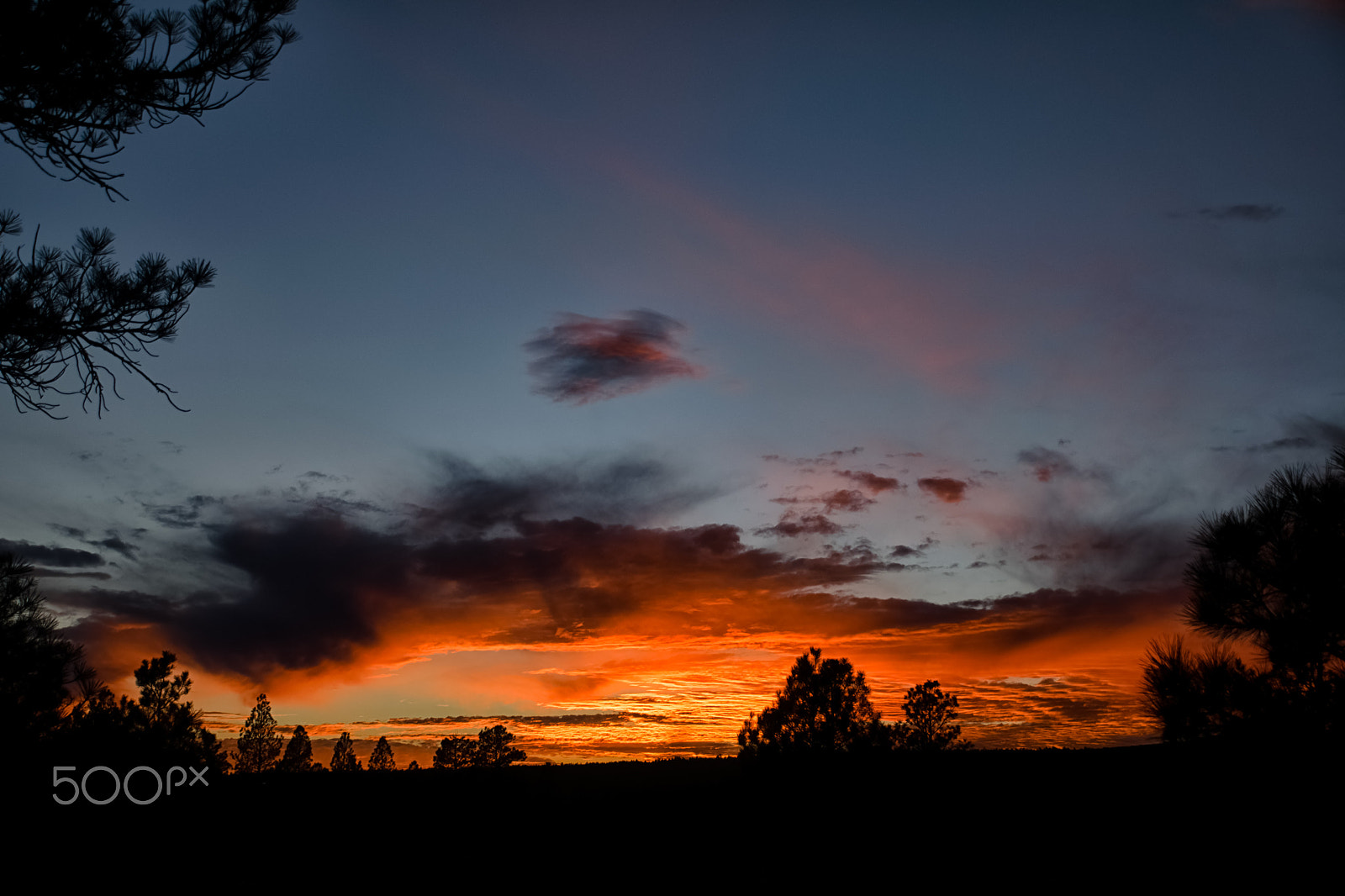 Nikon D5300 sample photo. Pagosa sunset 2014-11-30 photography