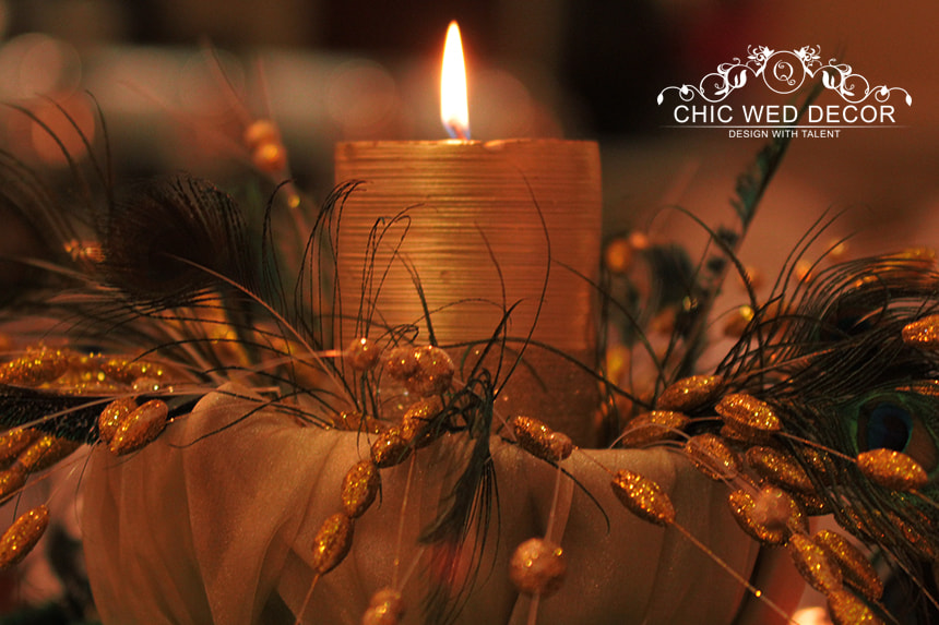 Canon EOS 7D sample photo. Chic wed decor - flame captured photography