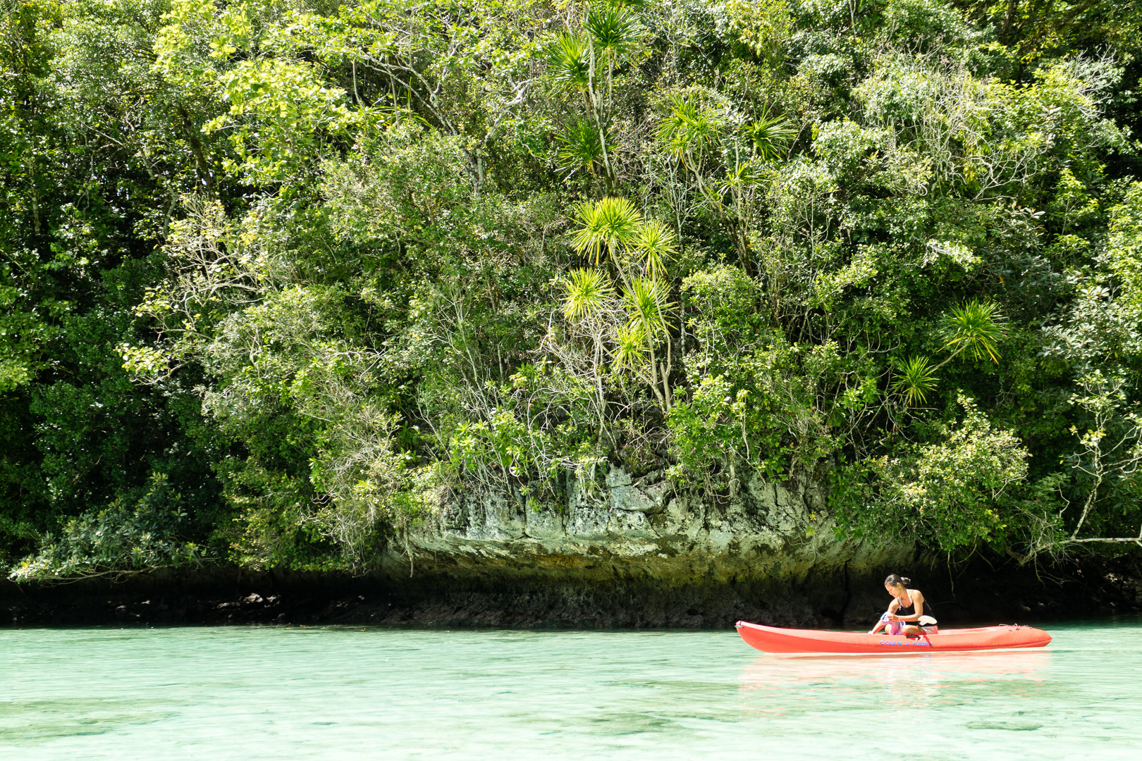 Canon EOS M3 sample photo. Kayaking the rock islands photography