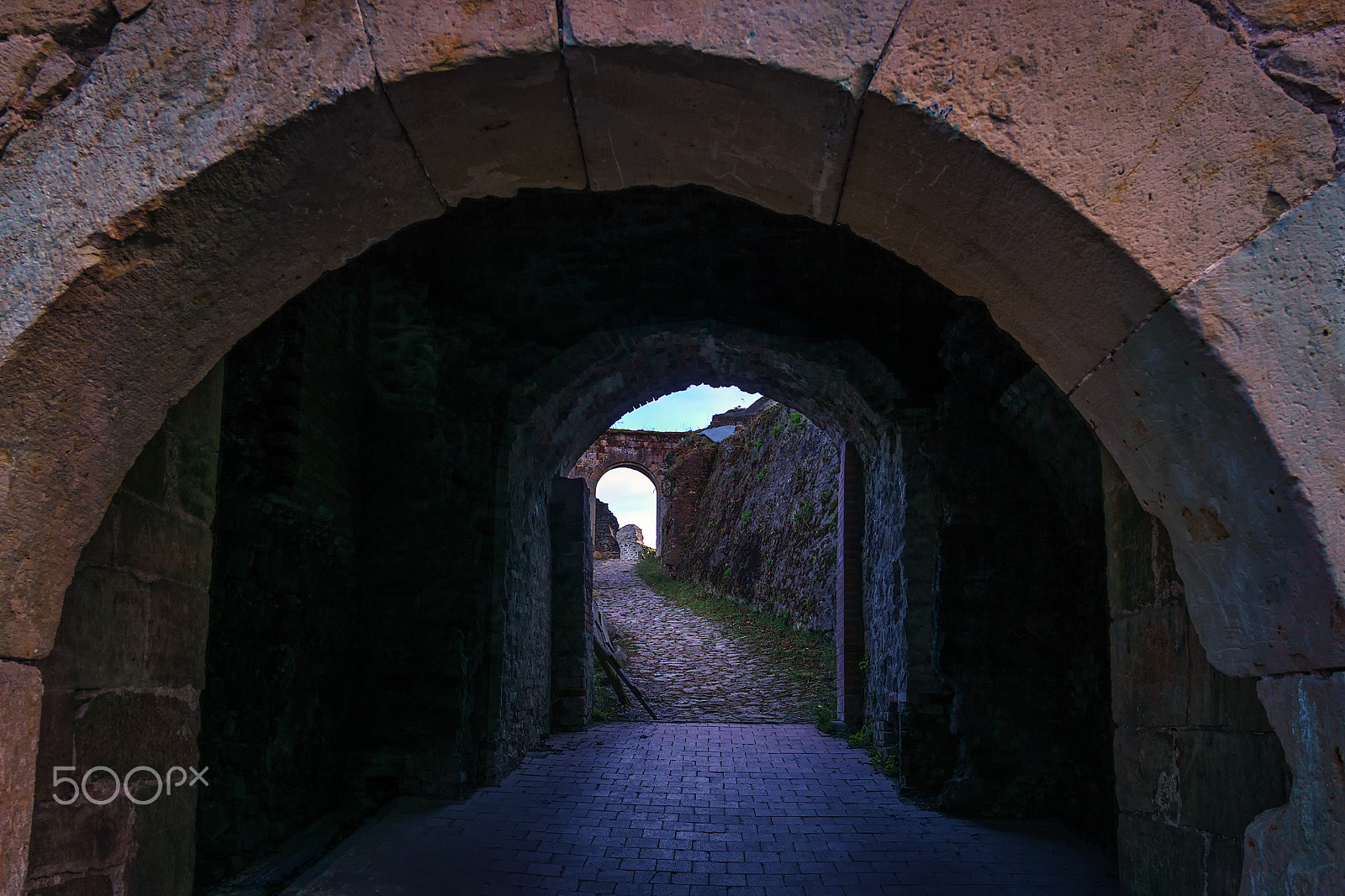 Sony a6000 + Sigma 19mm F2.8 EX DN sample photo. Arch pathway photography