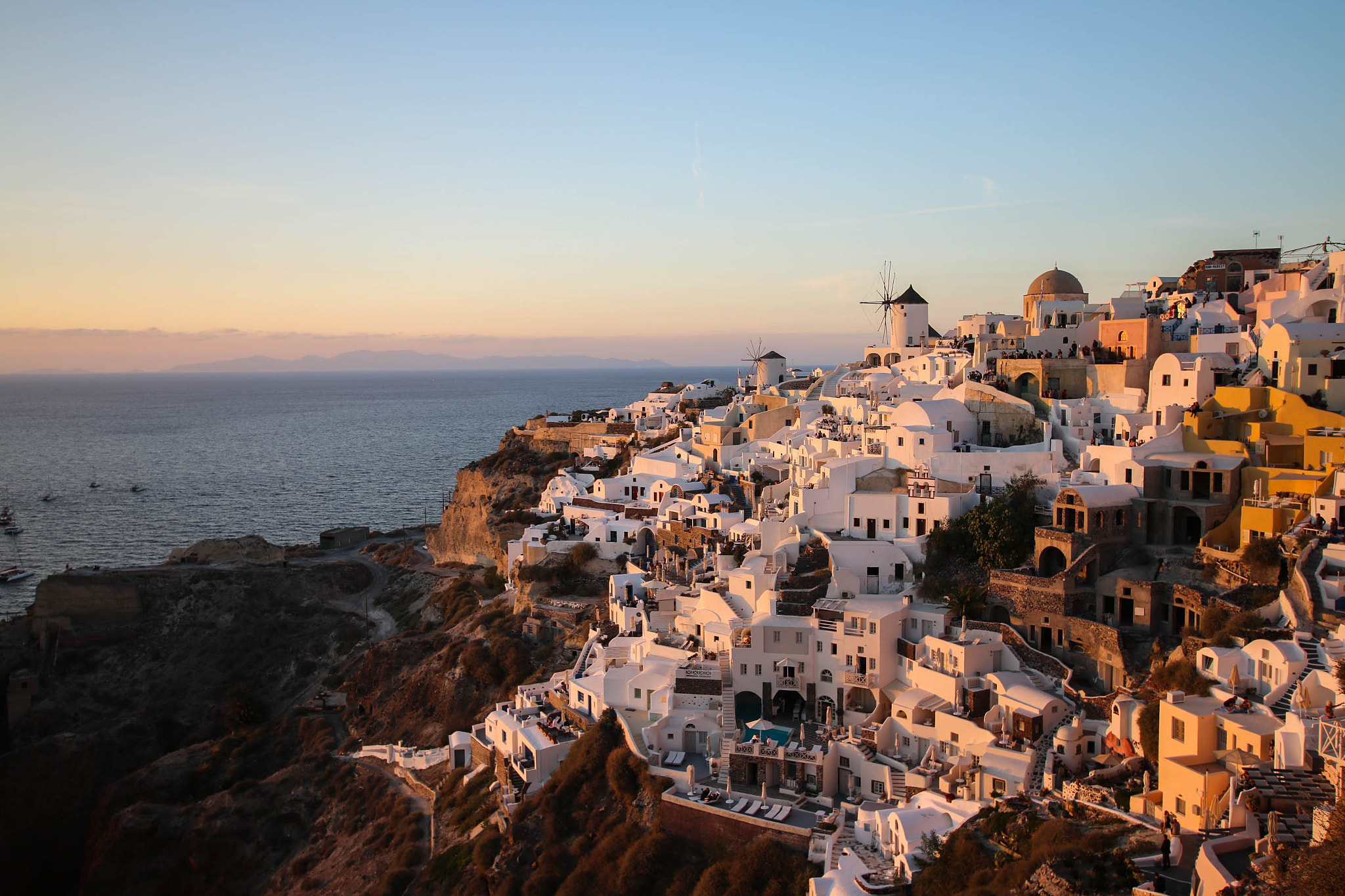 Canon EOS 70D sample photo. Santorini postcard views photography