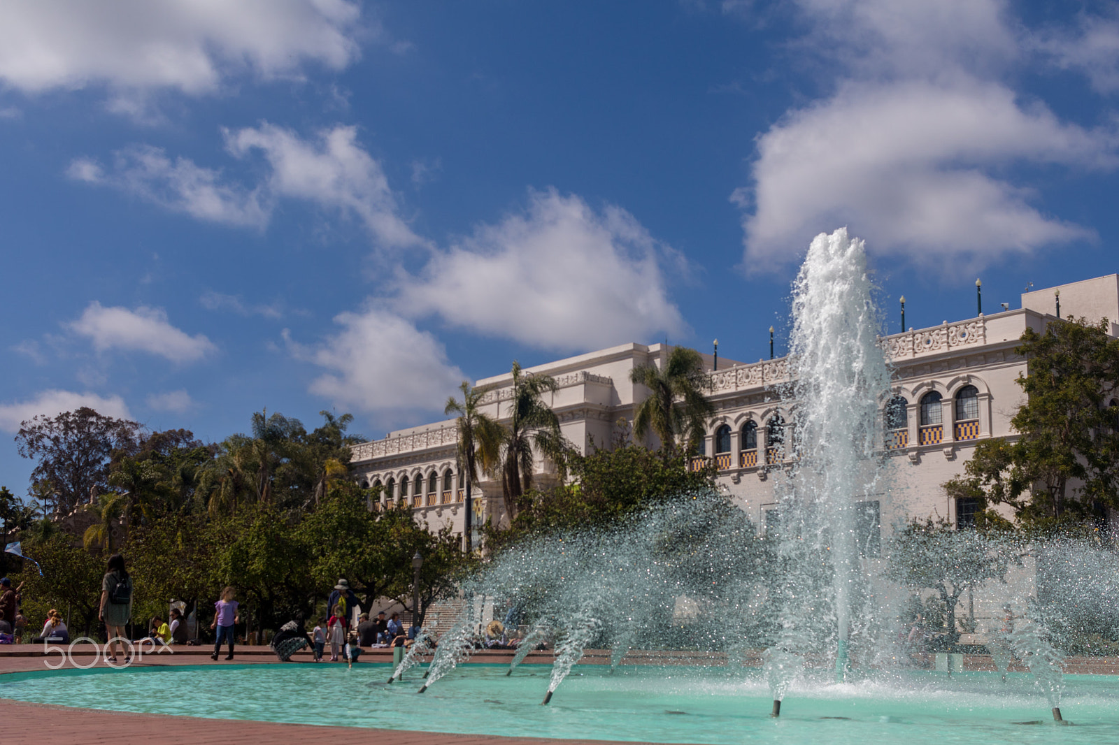 Canon EOS 760D (EOS Rebel T6s / EOS 8000D) sample photo. Geyser, from balboa park photography