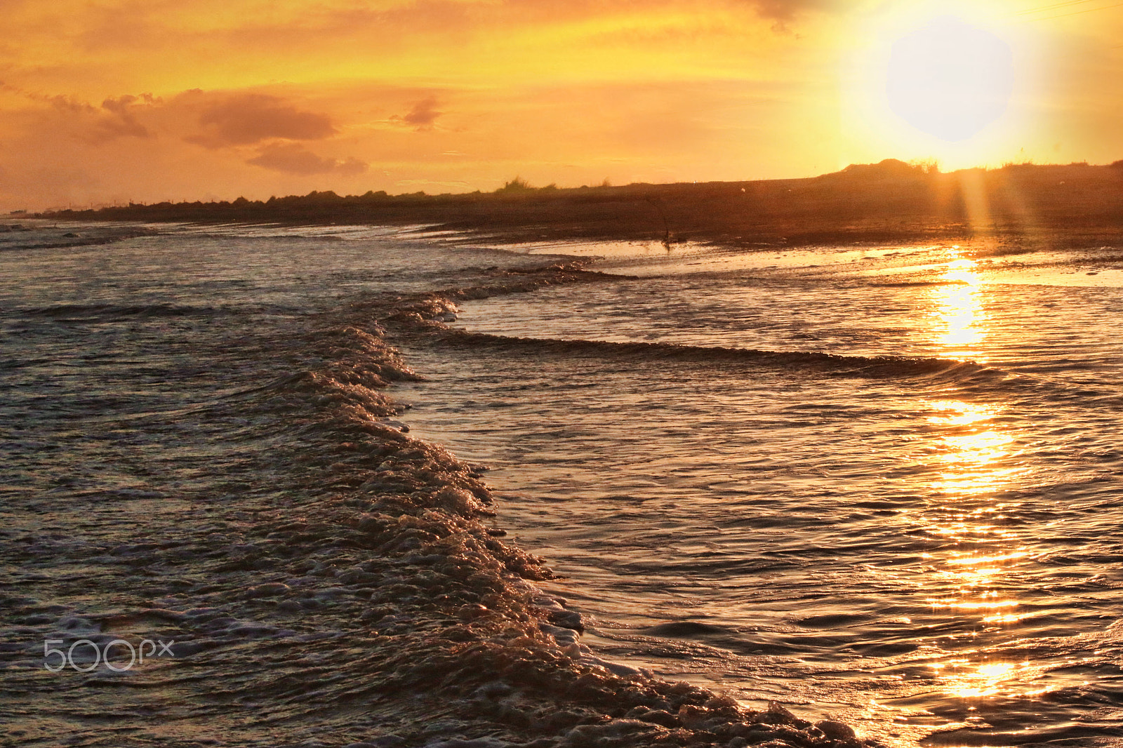 Canon EOS 70D + Canon EF 50mm F2.5 Macro sample photo. Galveston sunset photography