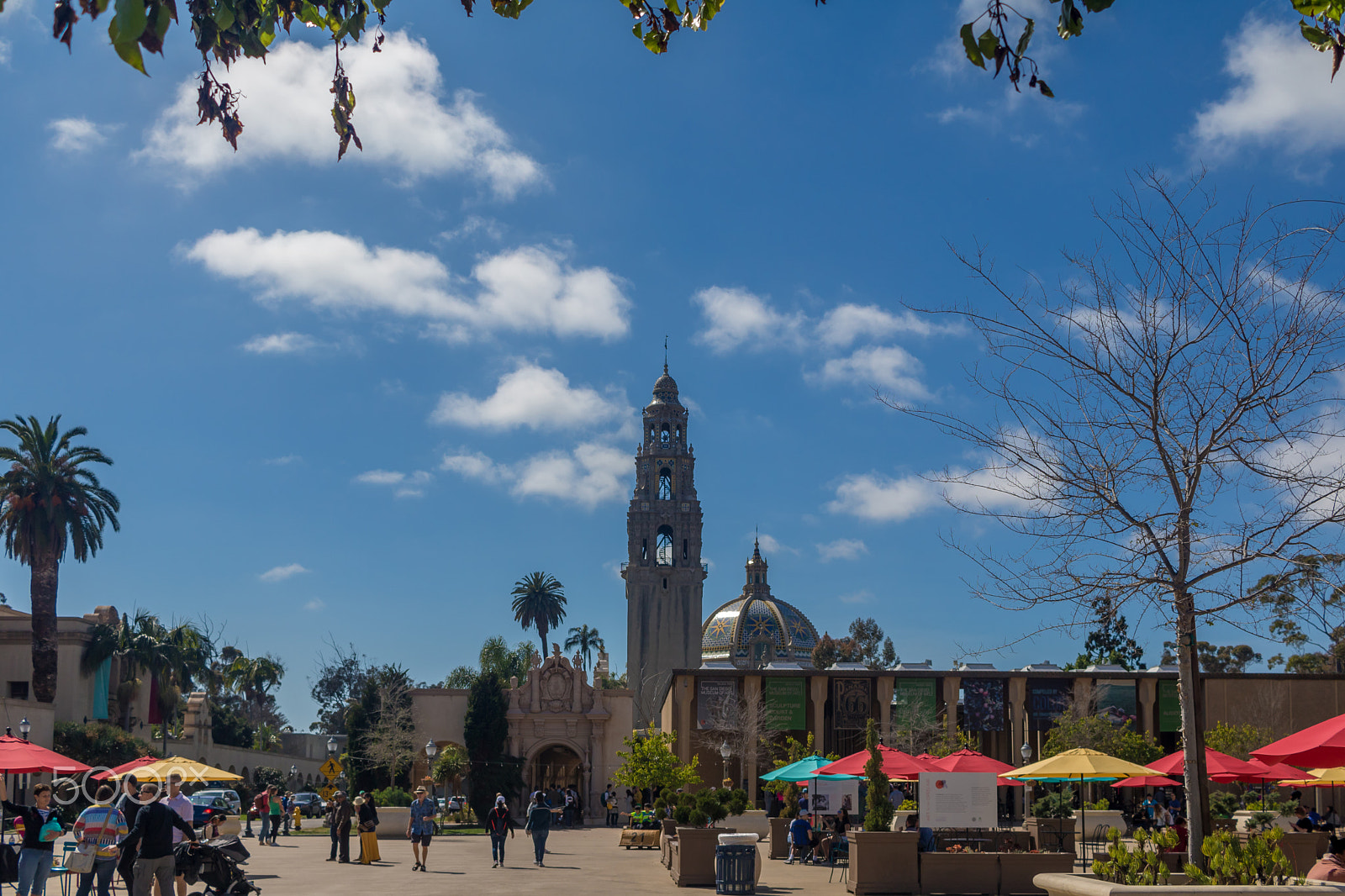 Canon EOS 760D (EOS Rebel T6s / EOS 8000D) + Canon EF-S 24mm F2.8 STM sample photo. Tower over, from balboa park photography