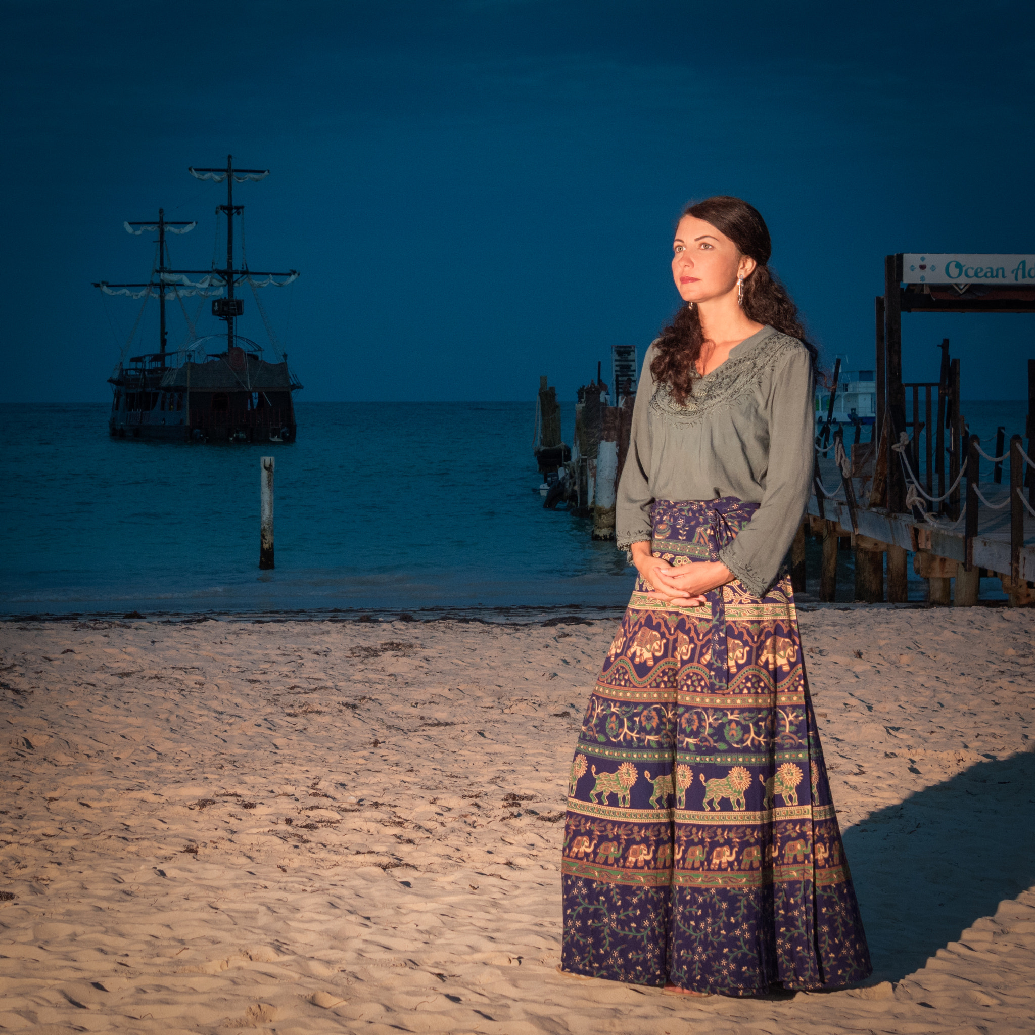 Nikon AF Nikkor 24-85mm F2.8-4D IF sample photo. In the evening on the atlantic photography