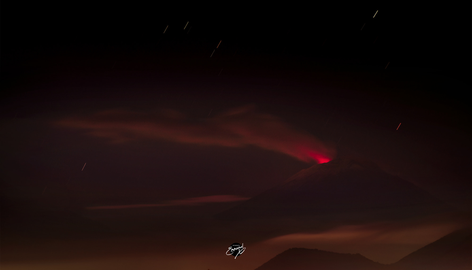 AF Zoom-Nikkor 28-105mm f/3.5-4.5D IF sample photo. Popocatepetl en la oscuridad photography