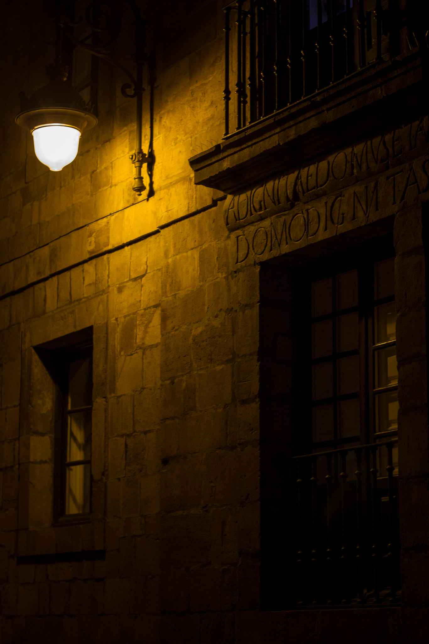 Canon EOS 7D sample photo. Street lights in old city photography