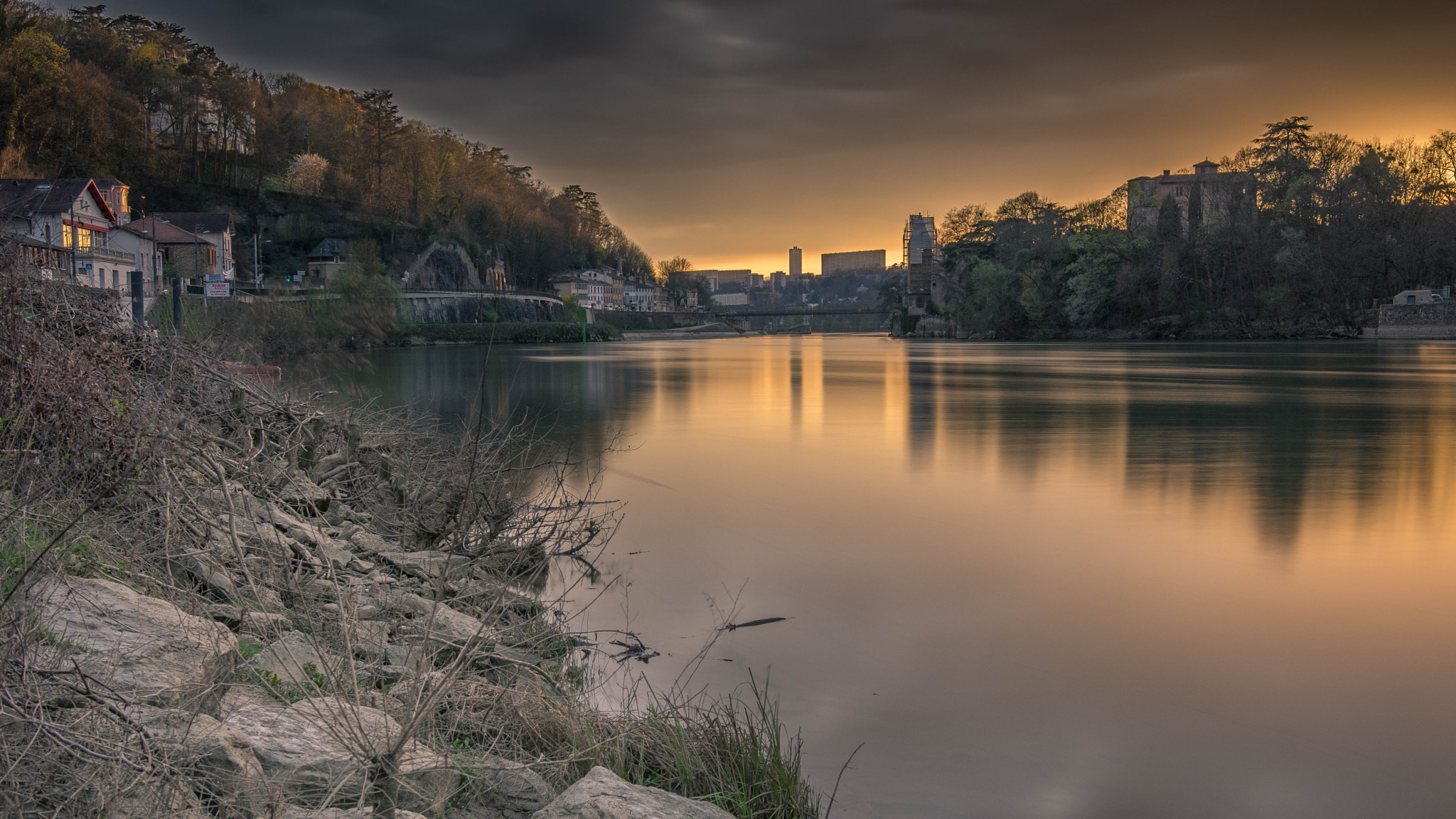 Pentax K-3 II sample photo. Saone river photography