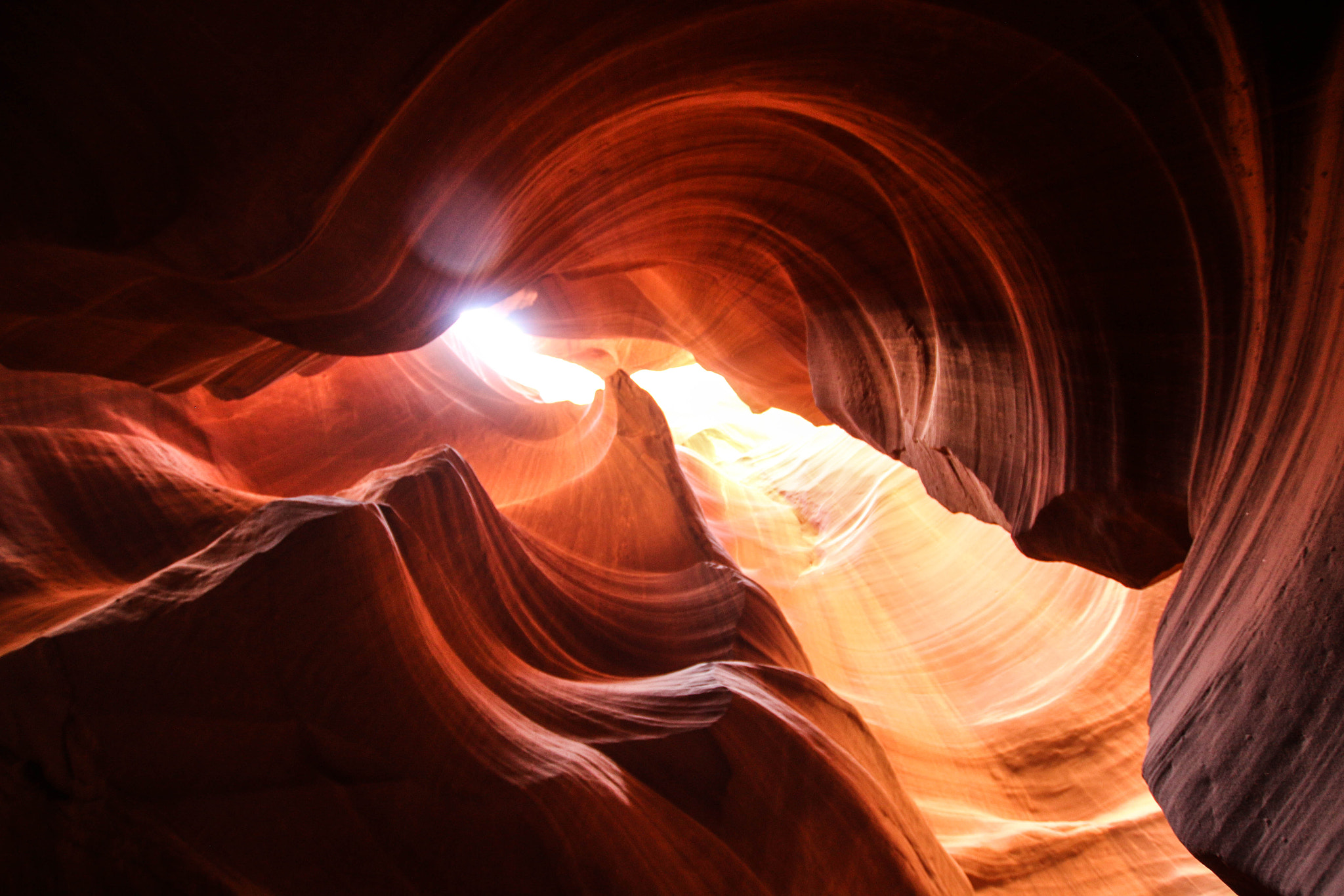 Canon EOS 70D sample photo. Eye of the antelope canyon photography