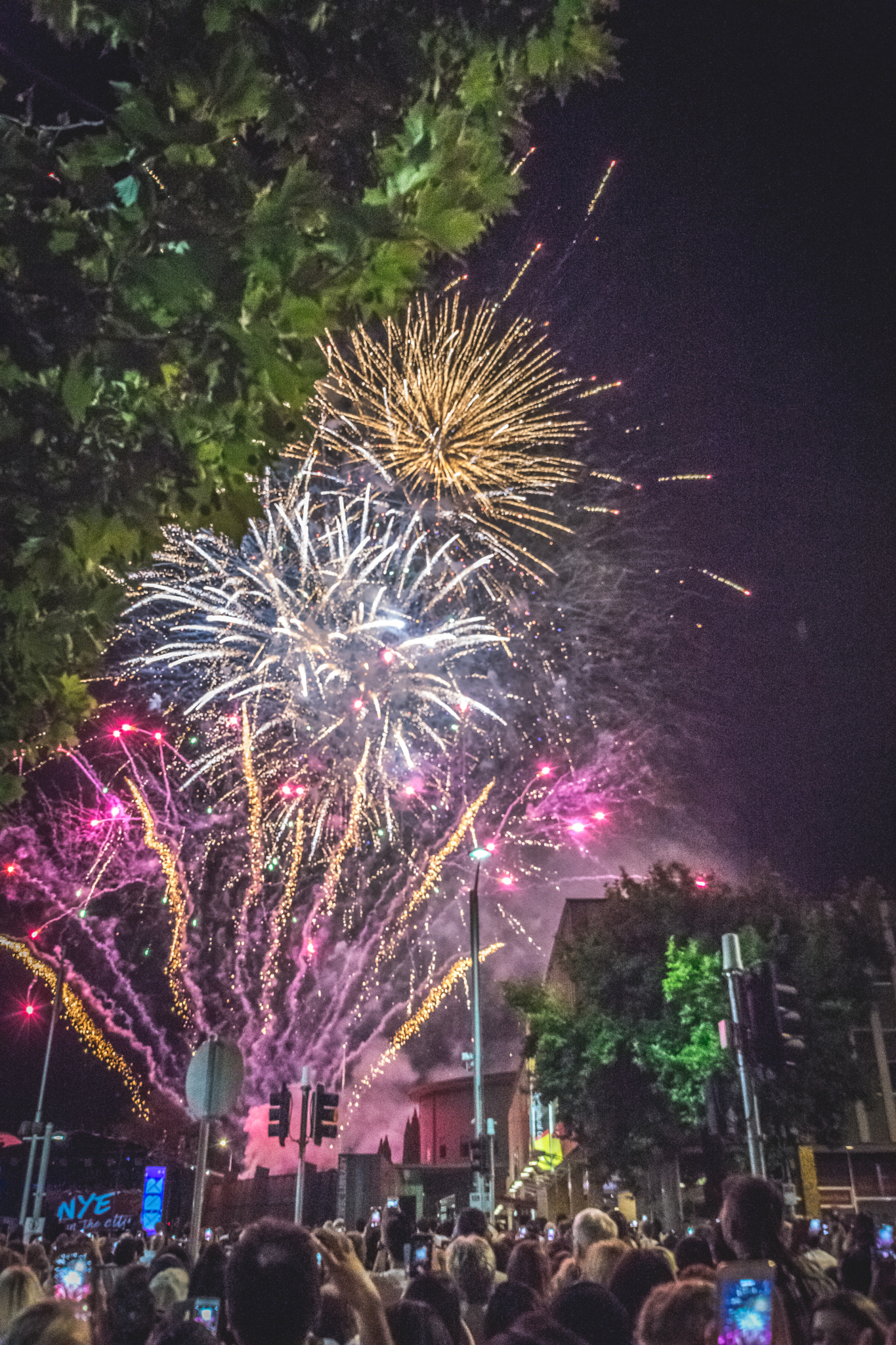 Nikon D7200 + Sigma 10-20mm F3.5 EX DC HSM sample photo. New years fireworks photography