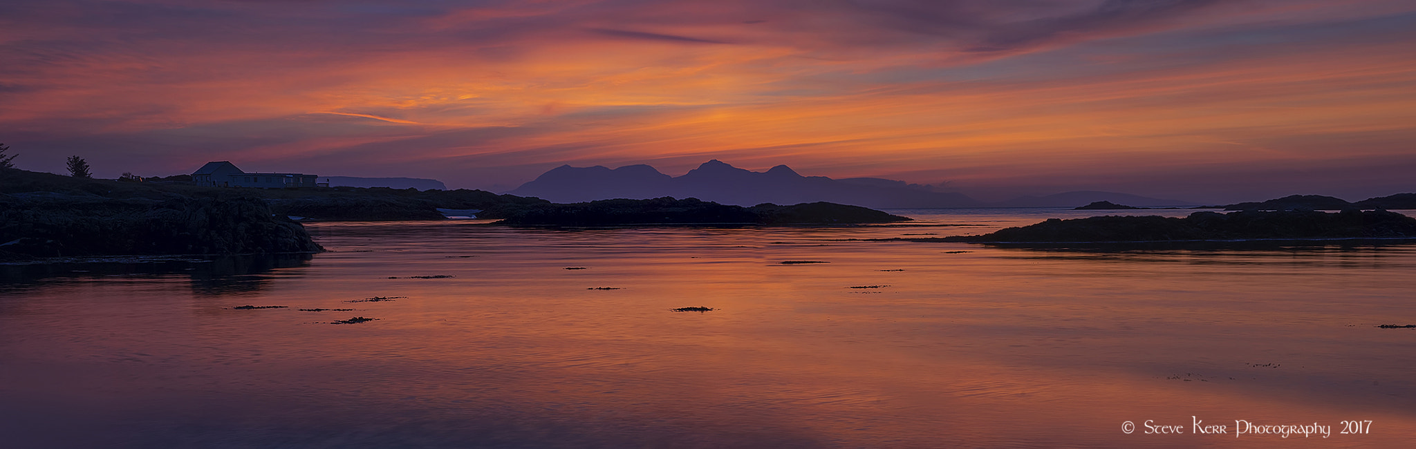 Pentax K-5 sample photo. Traigh sands sunset photography