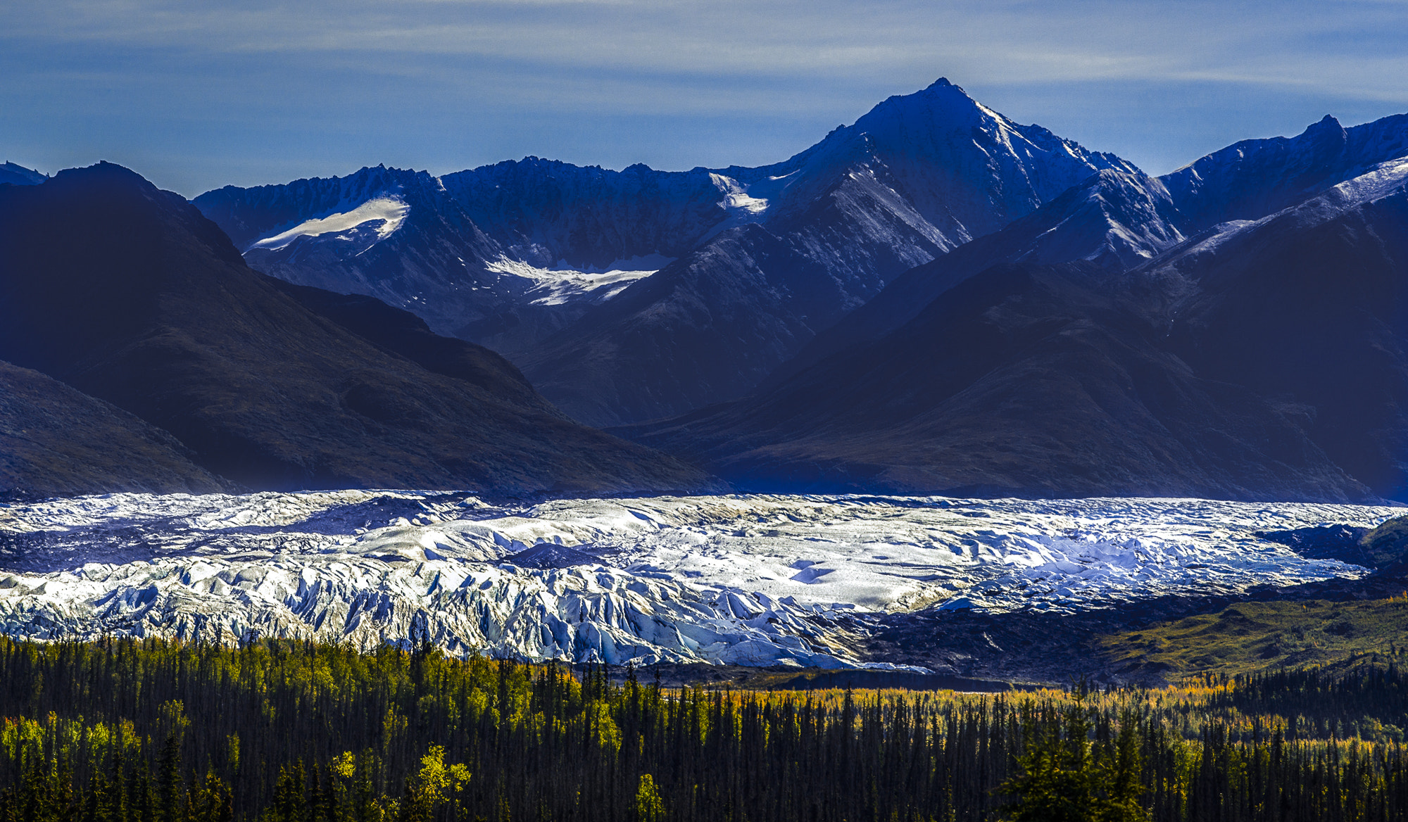Nikon AF-S Nikkor 70-200mm F4G ED VR sample photo. Matanuska glacier alaska photography