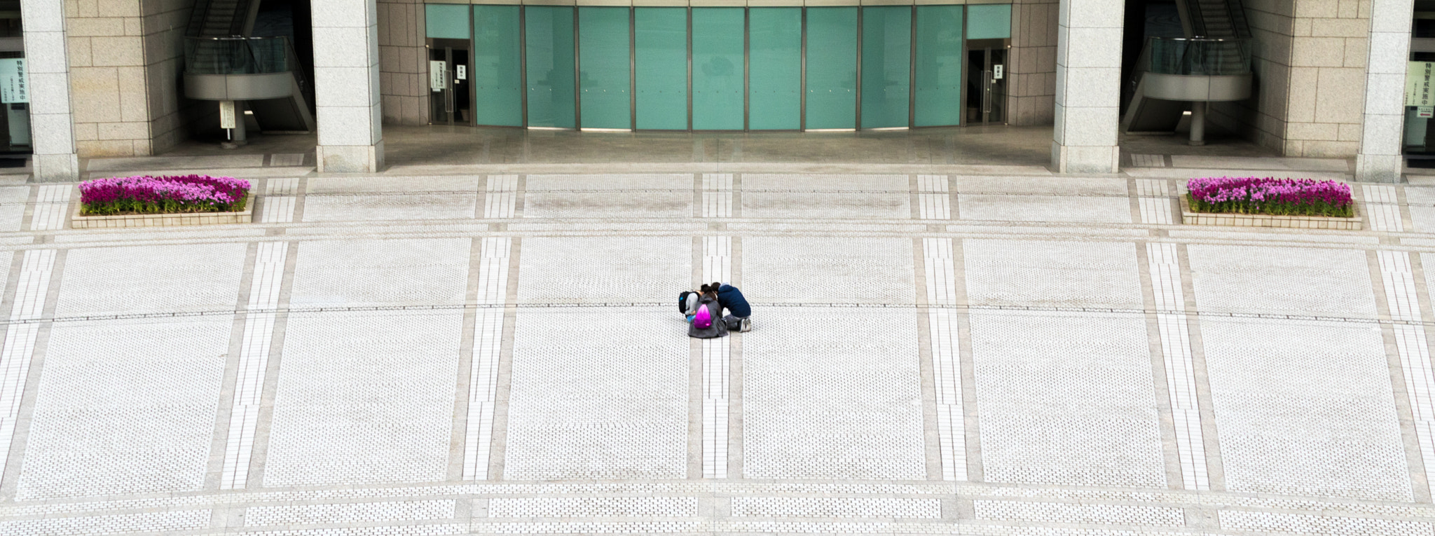 Sigma 30mm F1.4 EX DC HSM sample photo. 広場の人 photography
