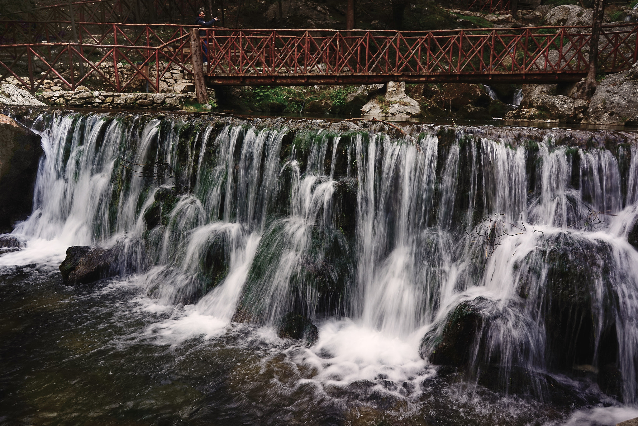 Sony a7R + Sony FE 28mm F2 sample photo. Cascata alla cipresseta photography