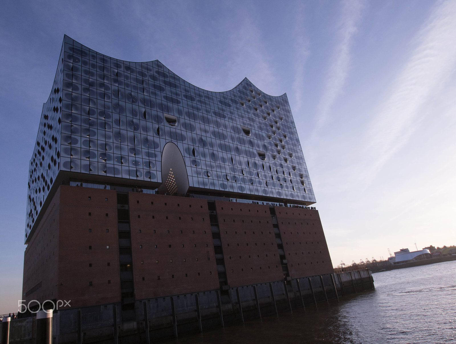 Nikon D5500 sample photo. Elbphilharmonie photography